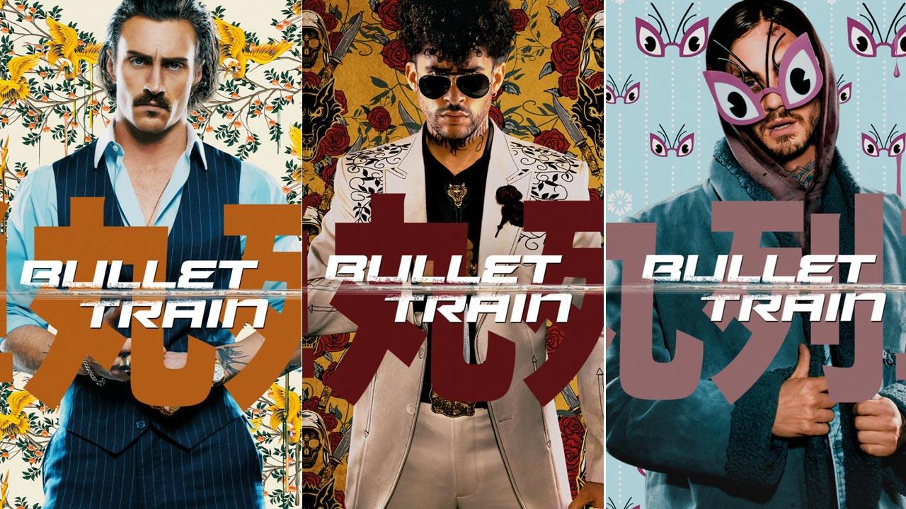 Bullet Train' Makers Release New Posters Starring Brad Pitt, Joey King, Aaron Taylor Johnson