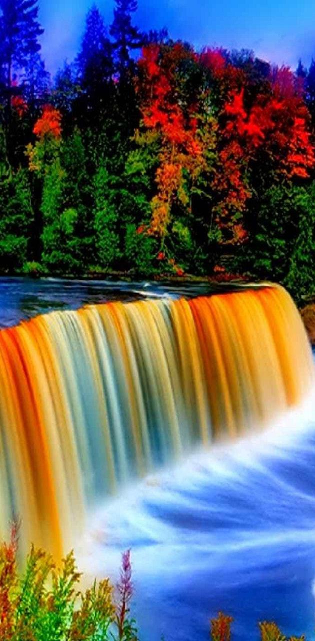 Colorful Waterfall Wallpapers - Wallpaper Cave