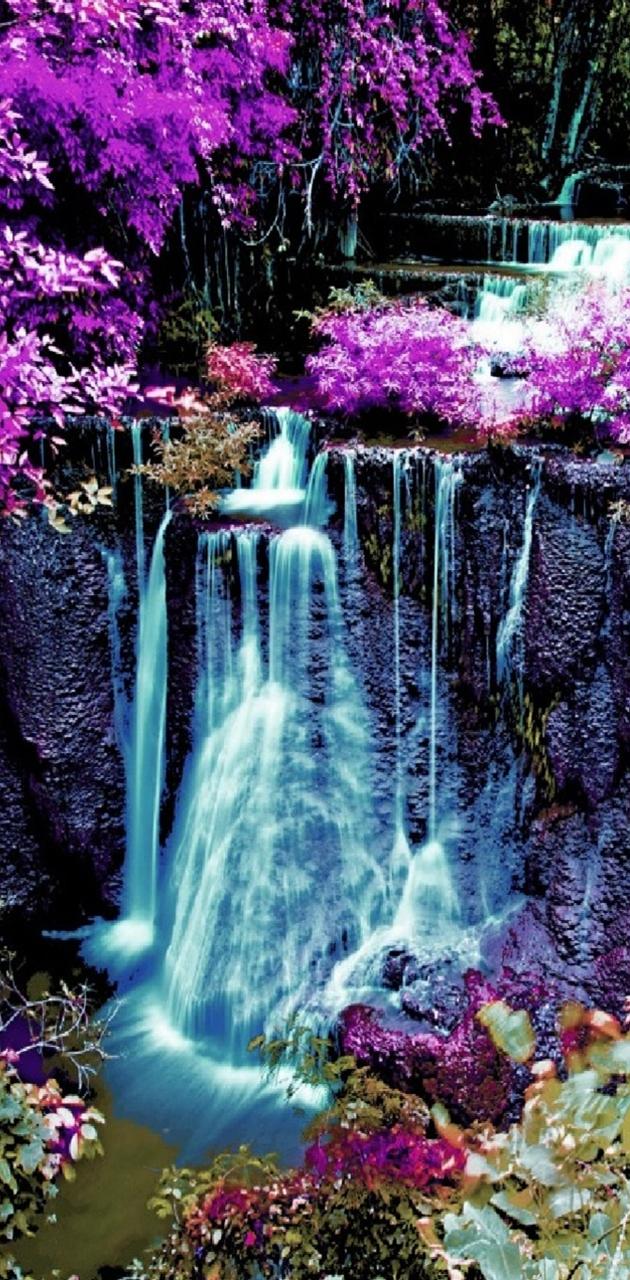 Colorful Waterfall Wallpapers - Wallpaper Cave