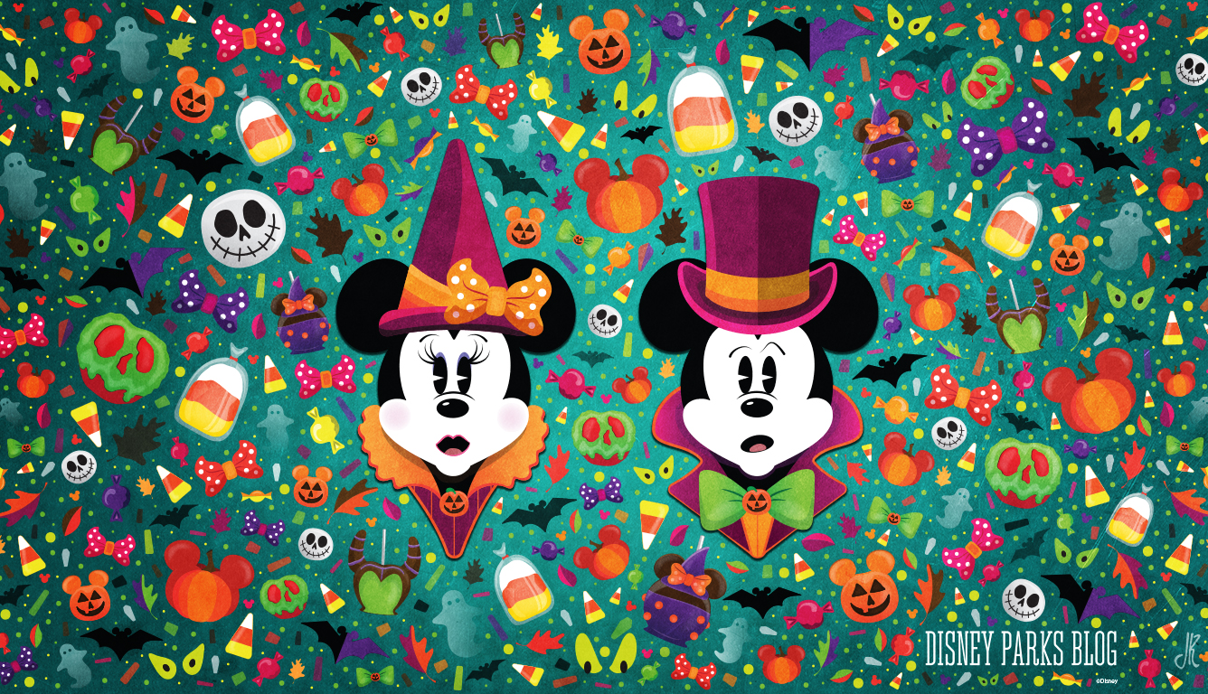 Disney Halloween Wallpaper Mickey Minnie