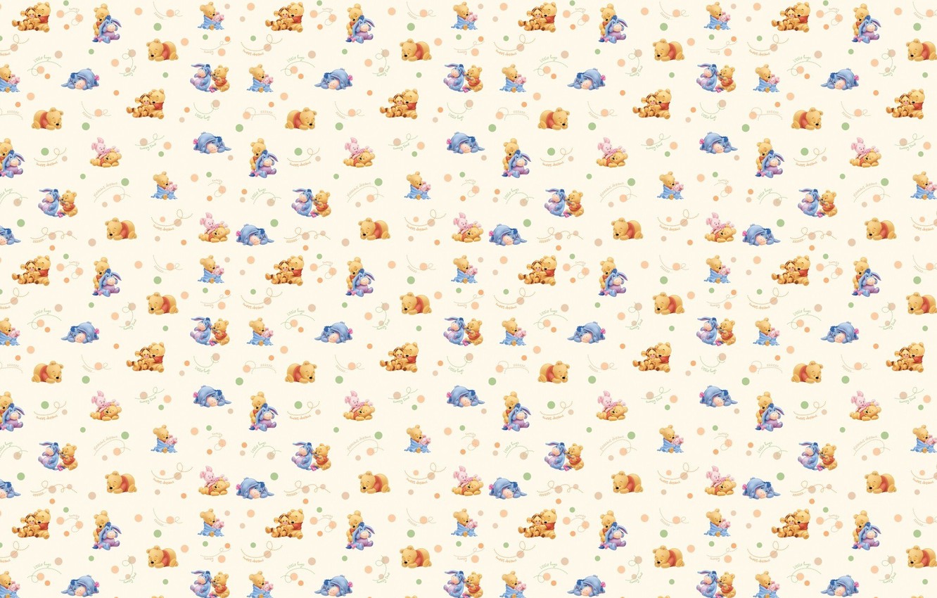 Wallpaper texture, friends, children's, Disney, Winnie The Pooh image for desktop, section текстуры
