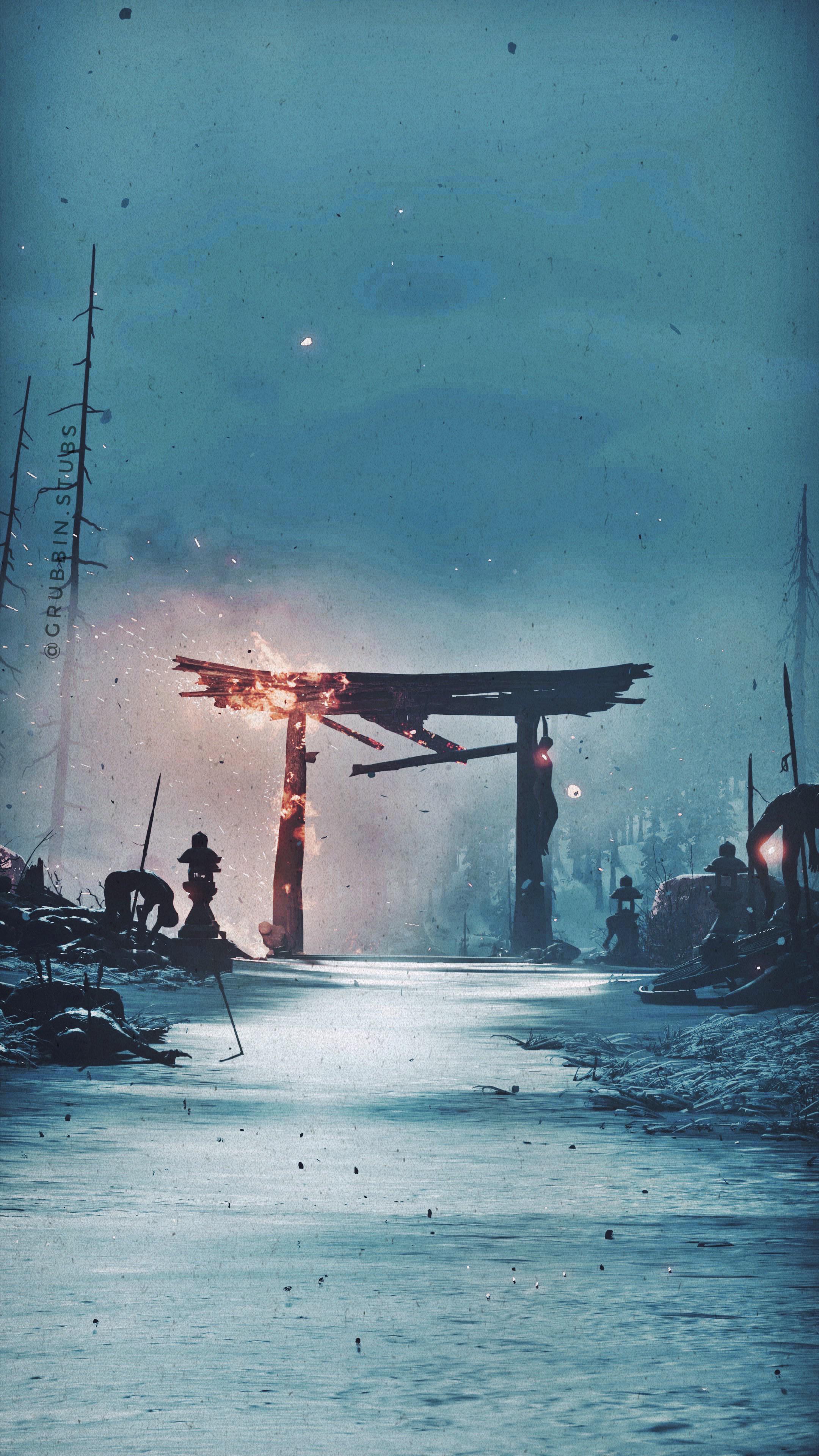 Ghost of tsushima на телефон (93) фото