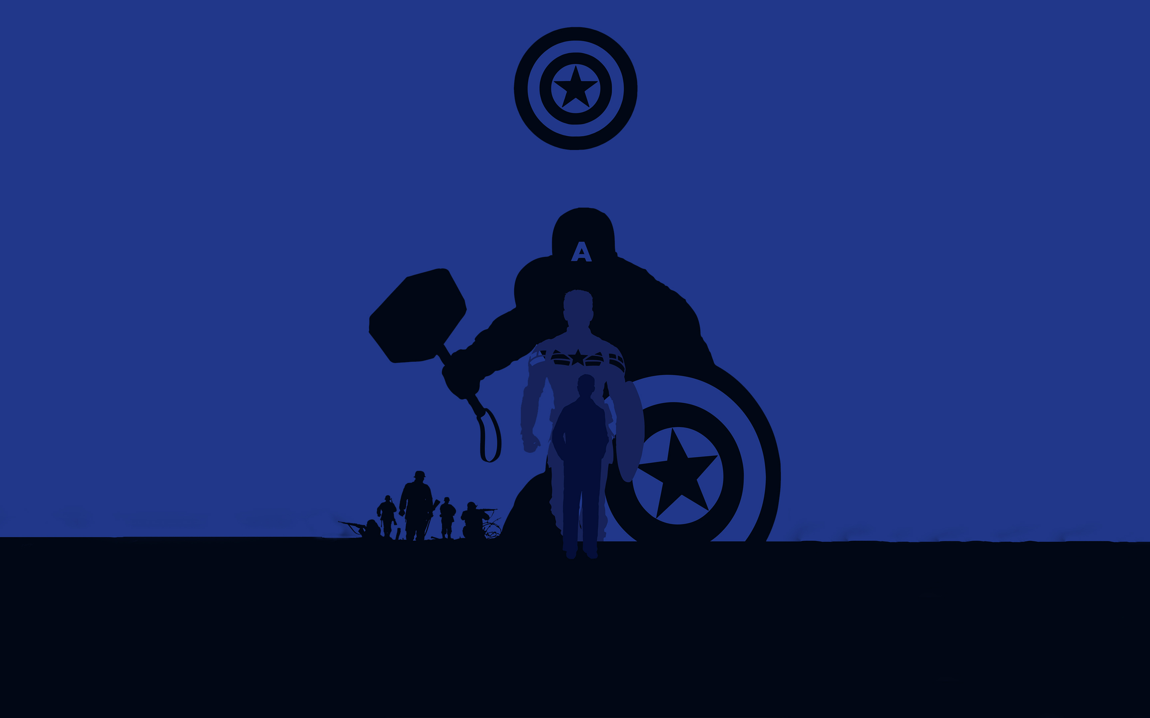 Minimalist Marvel Desktop Wallpapers - Wallpaper Cave