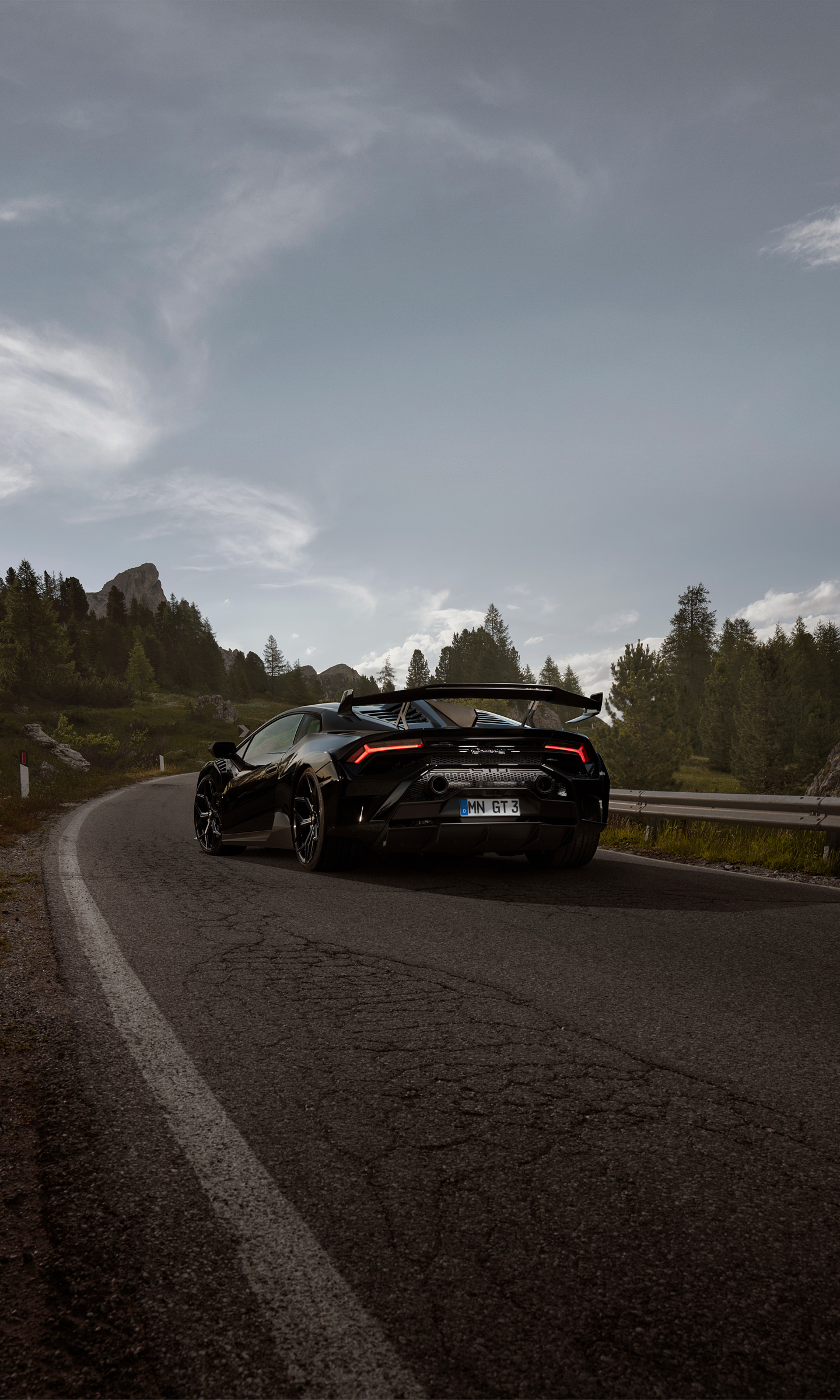 2022 Lamborghini Huracán STO By Novitec Three Quarter Phone Wallpaper