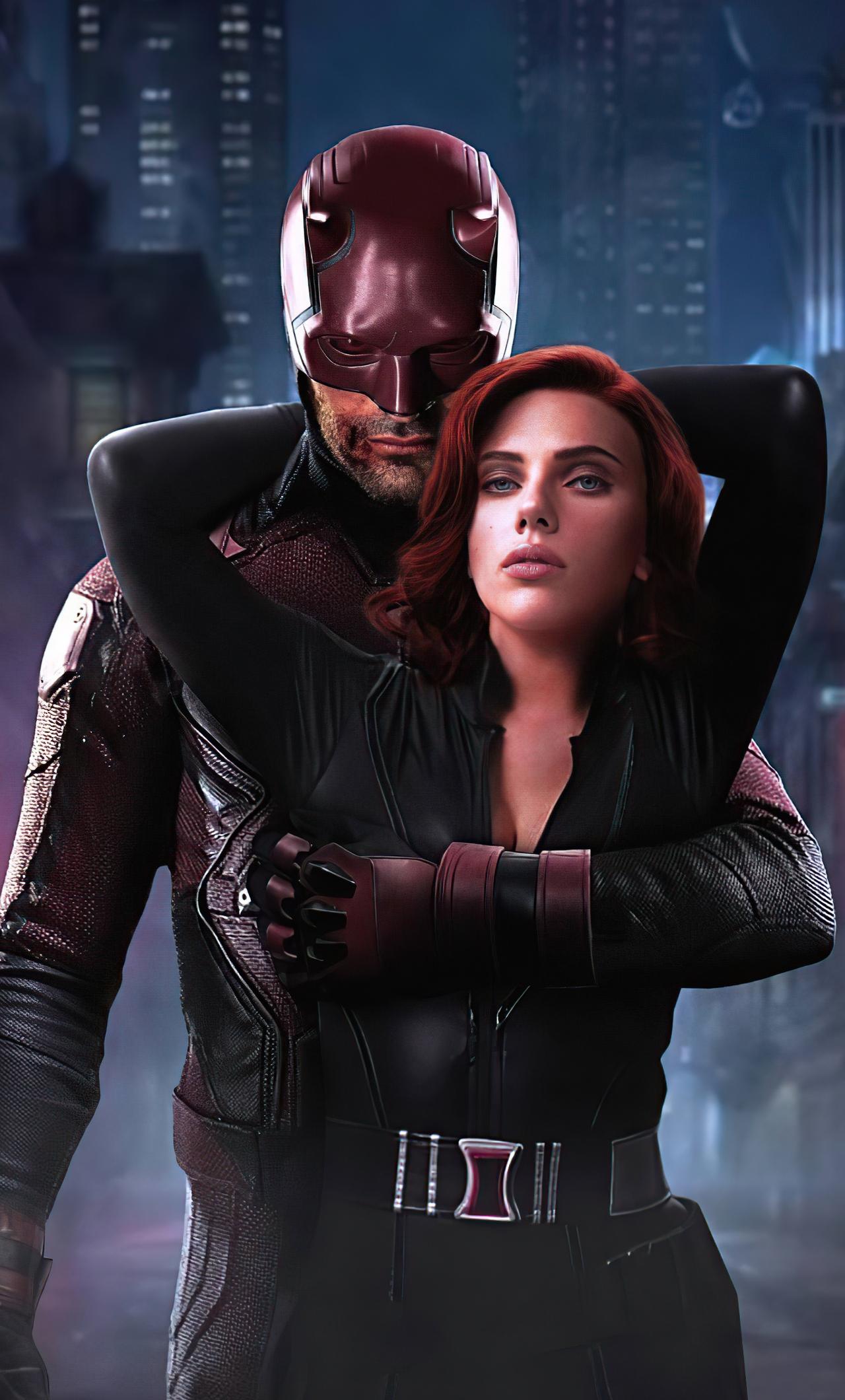 Daredevil And Black Widow 4k iPhone HD 4k Wallpaper, Image, Background, Photo and Picture