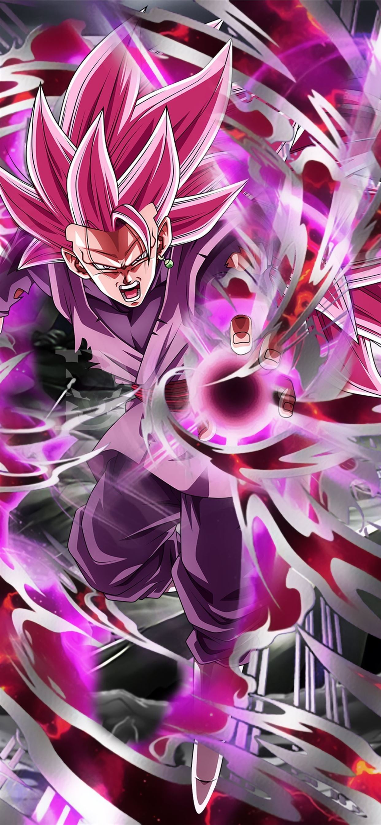 Black Goku Black Rose 4k iPhone Wallpaper Free Download