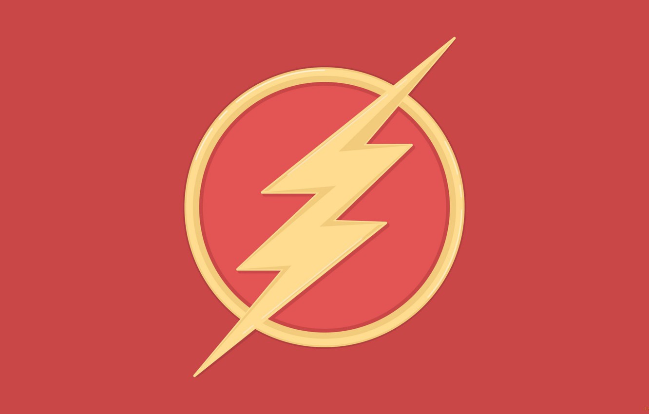 Wallpaper vector, logo, image, DC comics, The Flash, Barry Allen image for desktop, section минимализм