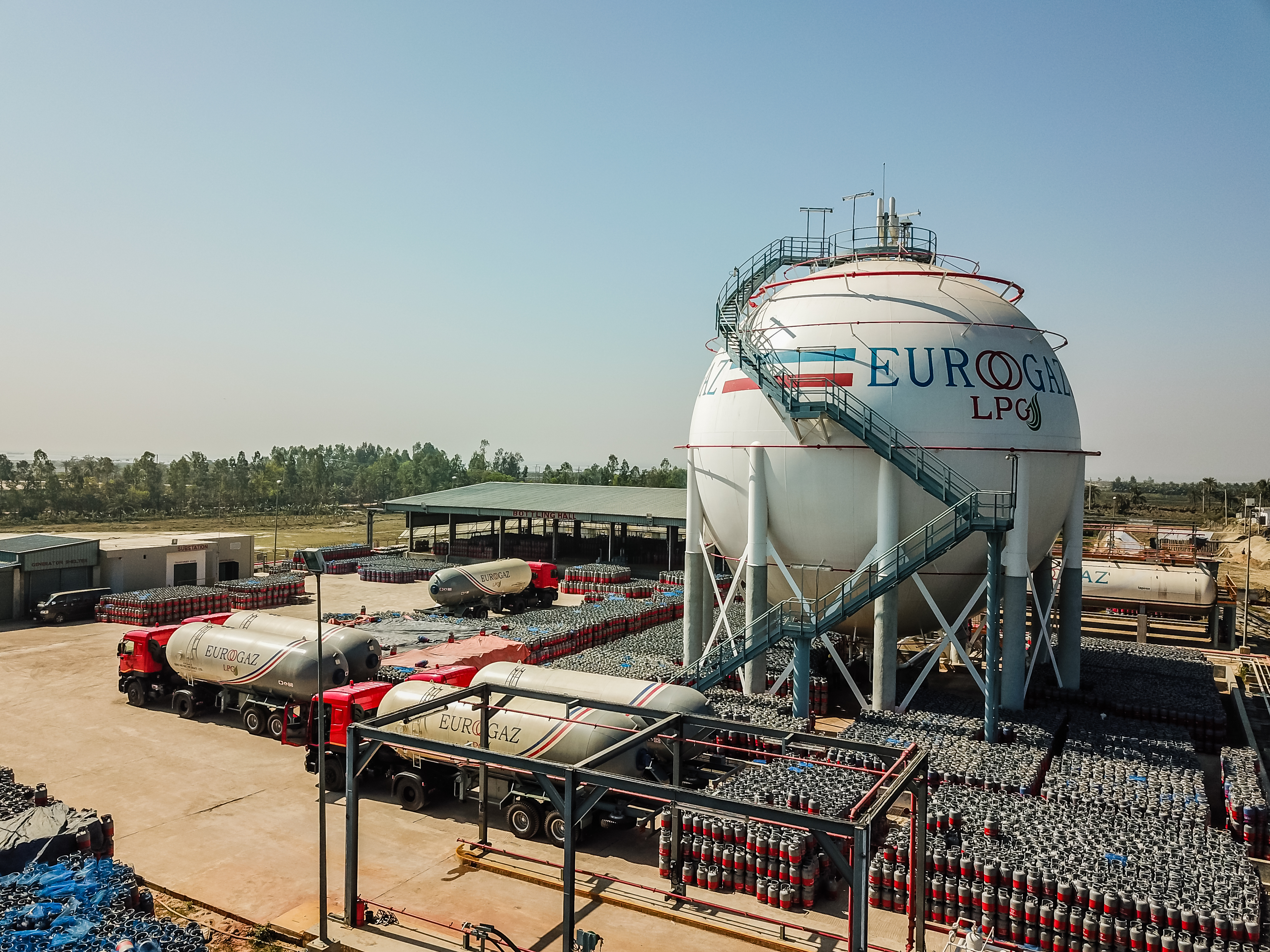 EUROGAZ LPG import terminal & bottling plant INTL S.A