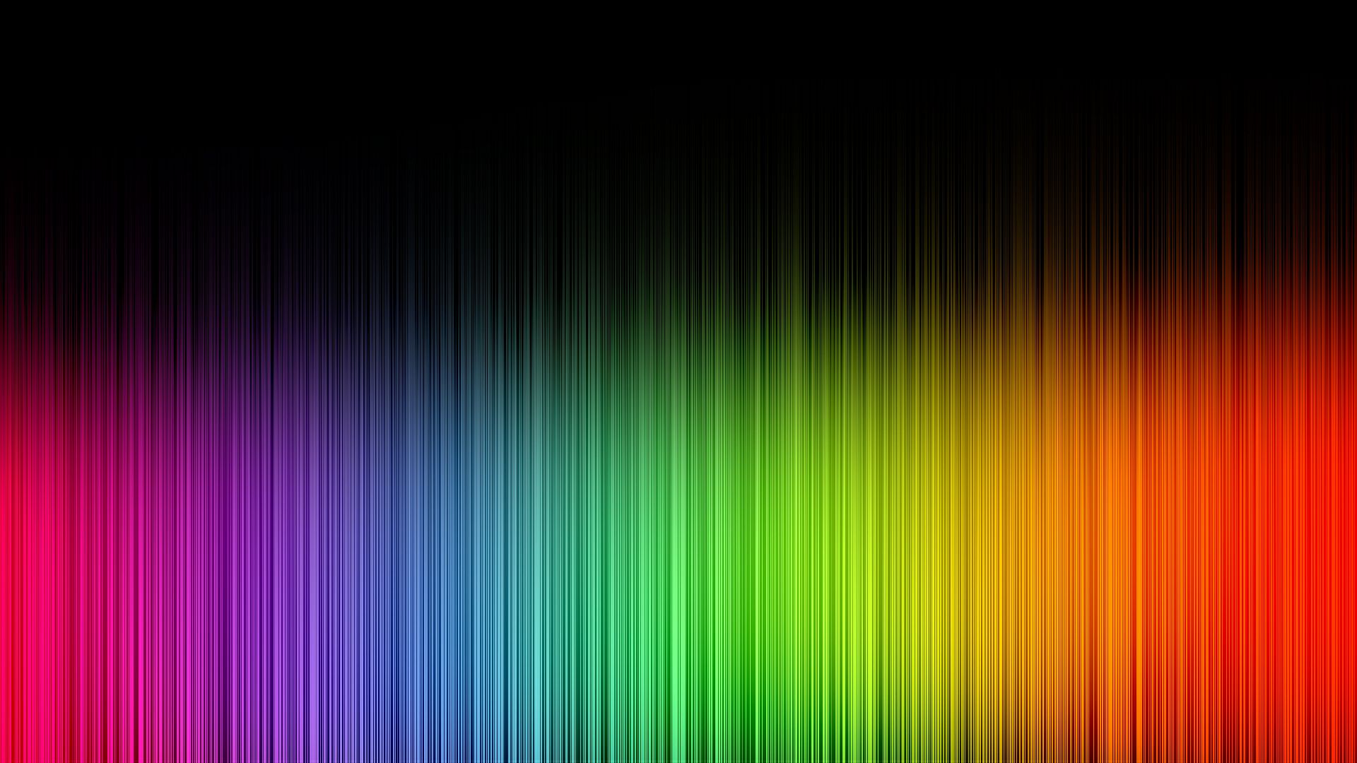 Неон цвета спектра