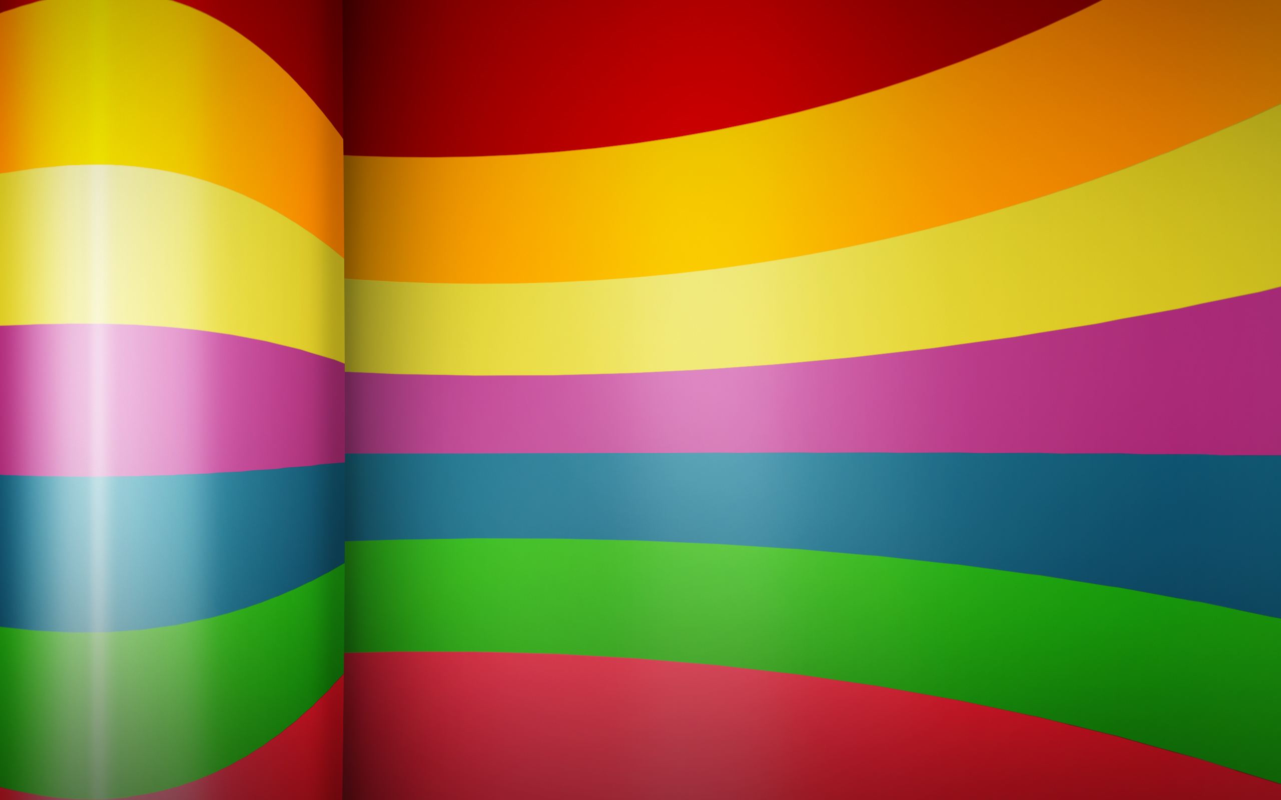 Impressive Wallpaper of Color Spectrum and Rainbow