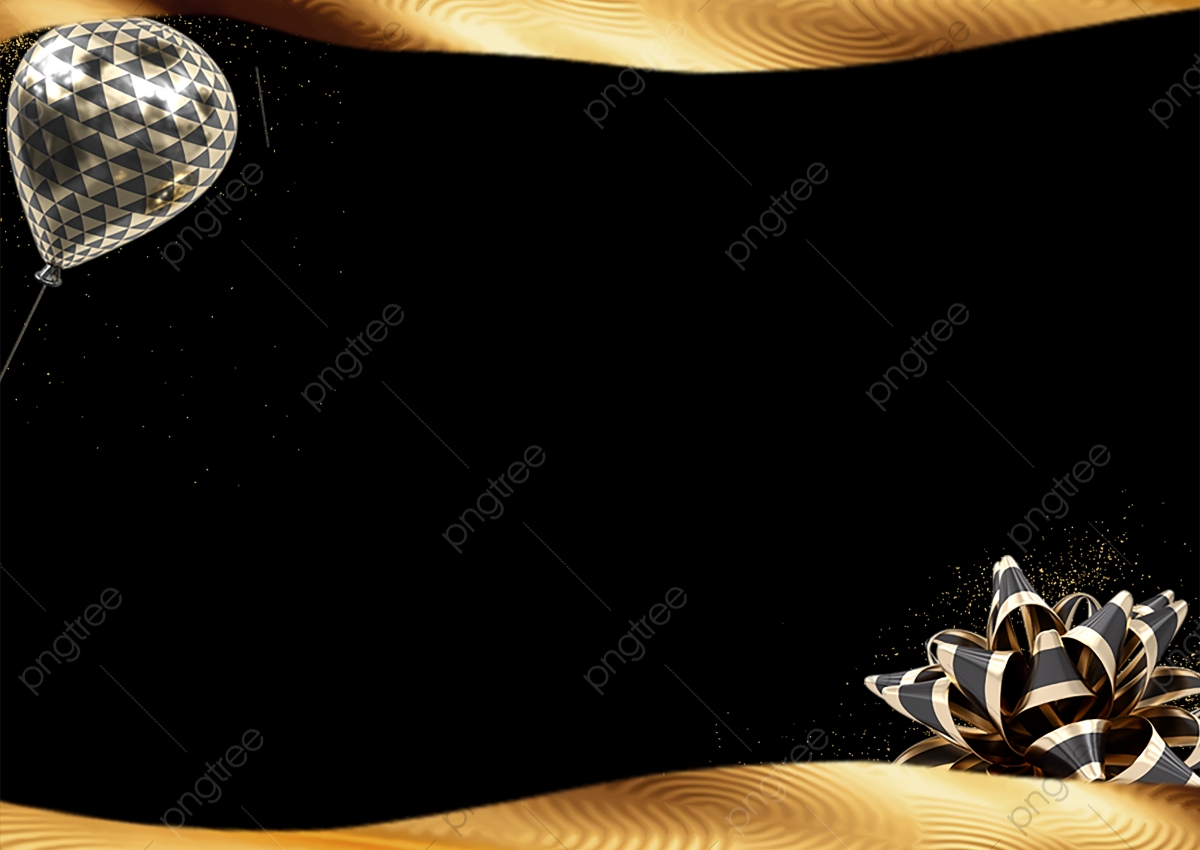 Personality Golden Birthday Party Background, Birthday, Party, Fashion Background Image for Free Download