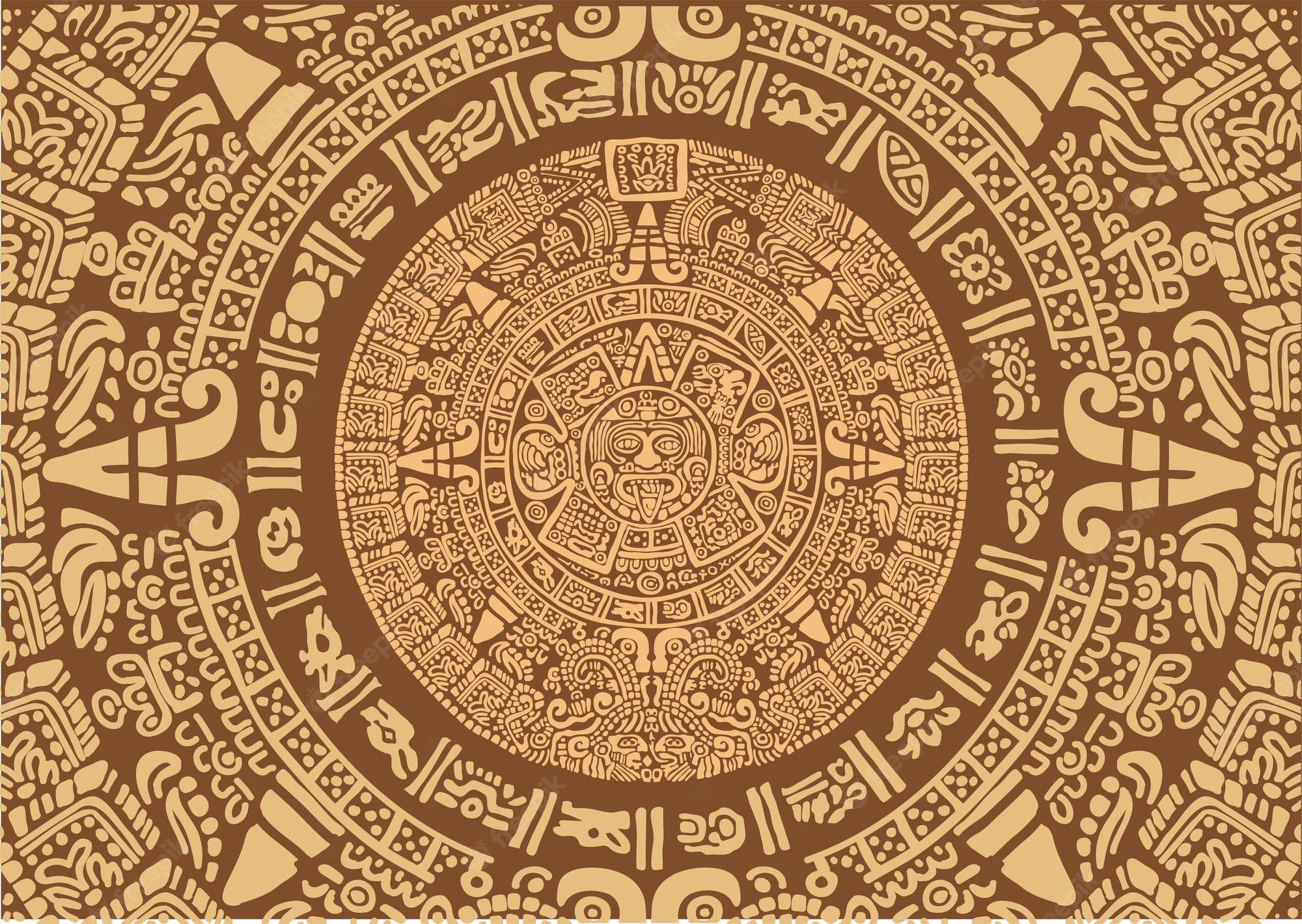 Ancient Mayan Symbols Image. Free Vectors, & PSD