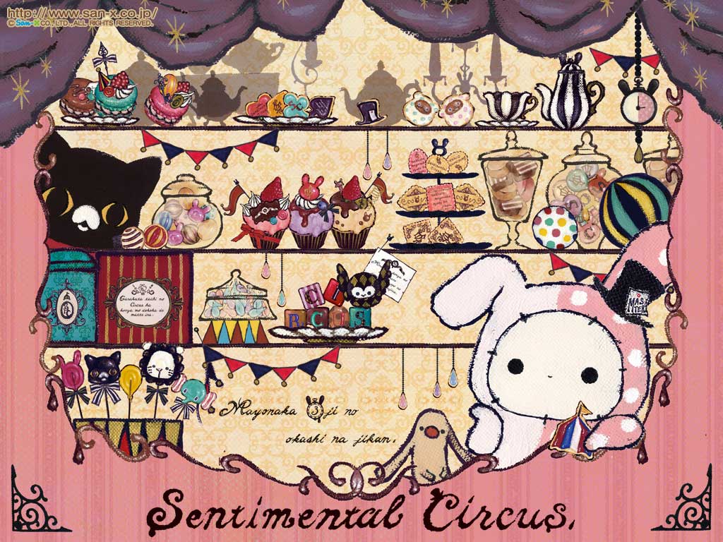 Sentimental Circus Wallpaper With Shappo The Bunny