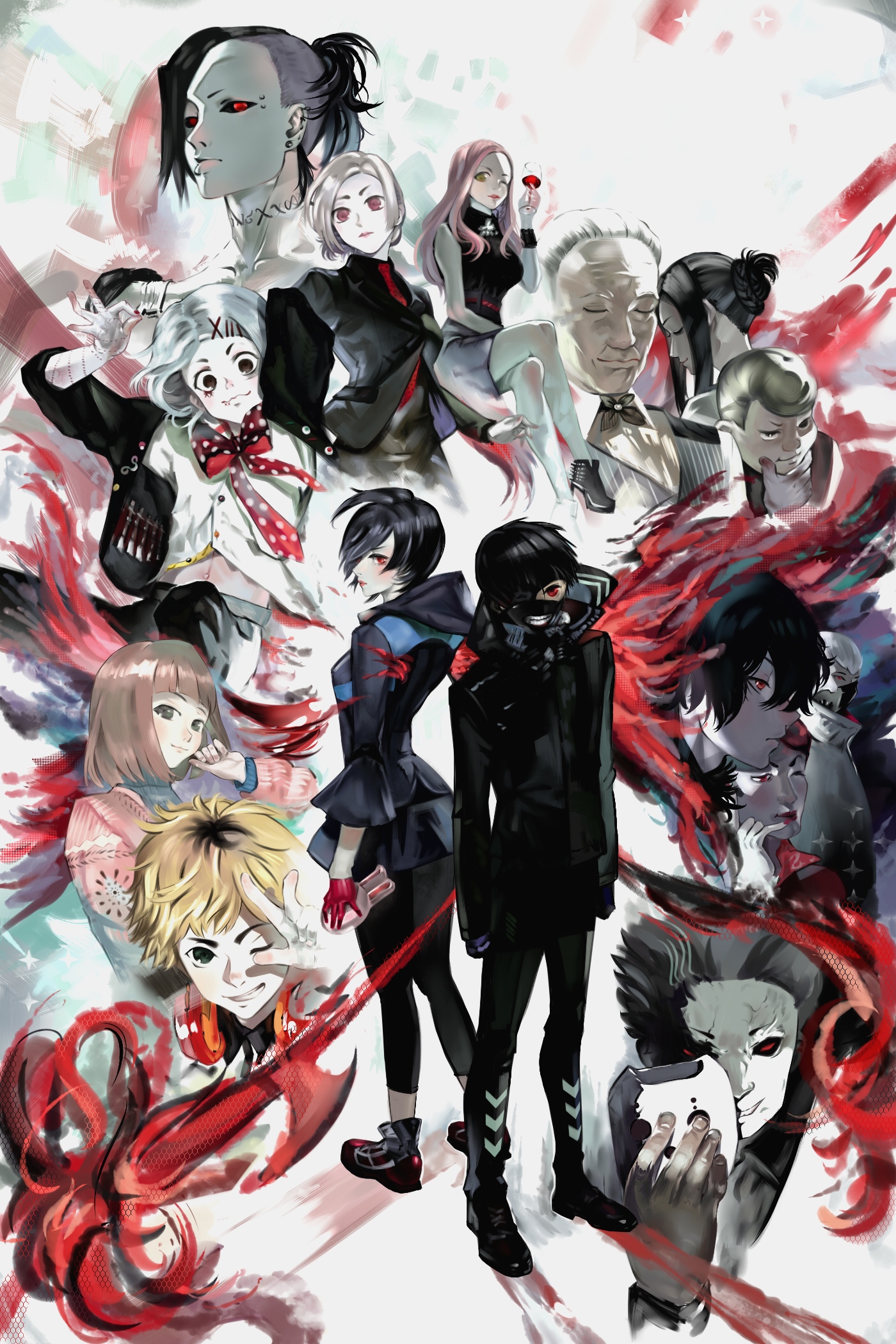 Free download Anime Posters Tokyo Ghoul 2253340 HD Wallpaper Background [1400x2100] for your Desktop, Mobile & Tablet. Explore Anime Poster Wallpaper. Wallpaper Poster, Poster Background, Free Poster Wallpaper
