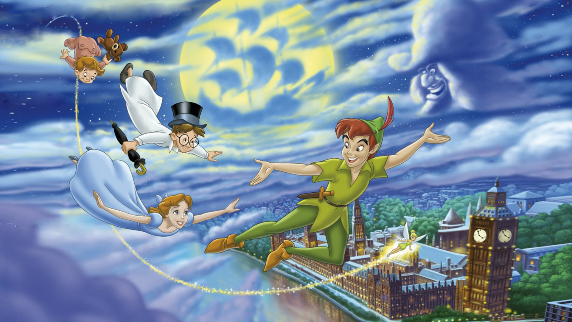 Disney Peter Pan Let's Over London Best Picture For Disney Art Wallpaper HD 3840x2400, Wallpaper13.com