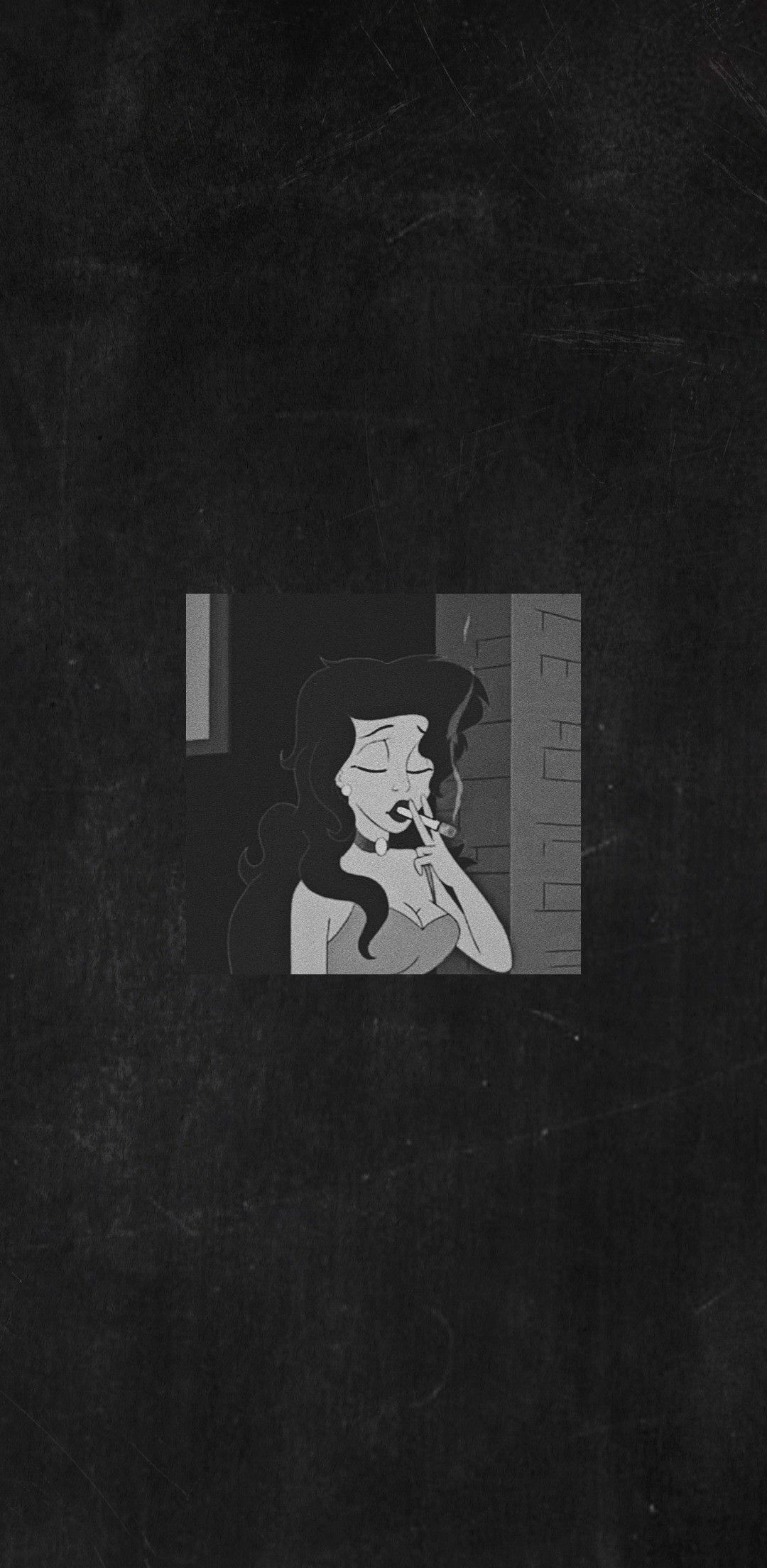 Aesthetic Black Cartoon Wallpapers - Wallpaper Cave
