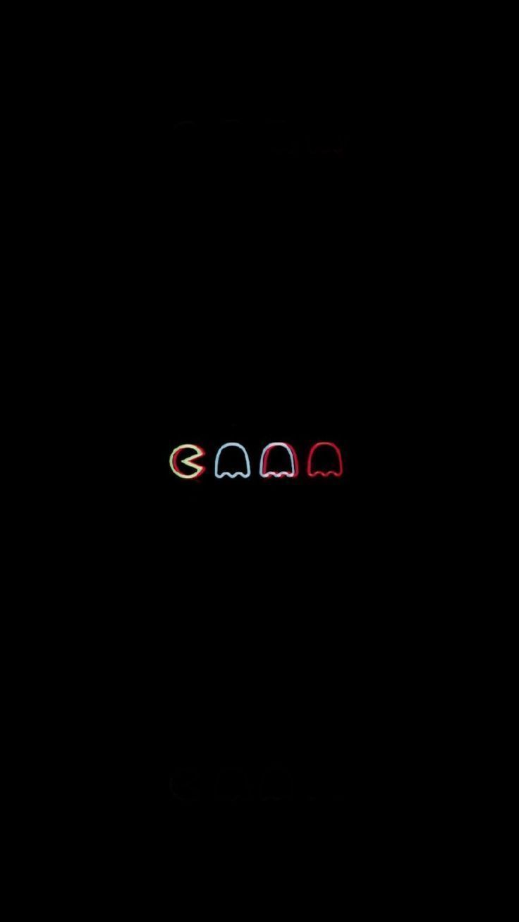 Black Cartoon Paint Wallpaper