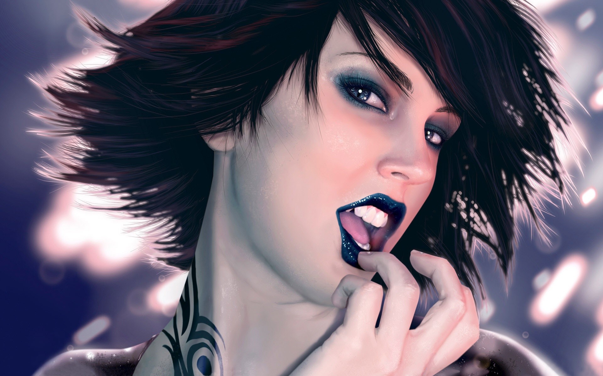 3D Girls HD wallpaper