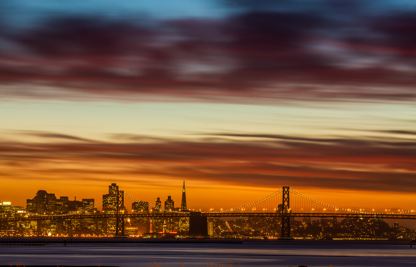 Northern California Bay Bridge 5k 1400x900 Resolution HD 4k Wallpaper, Image, Background, Photo and Picture