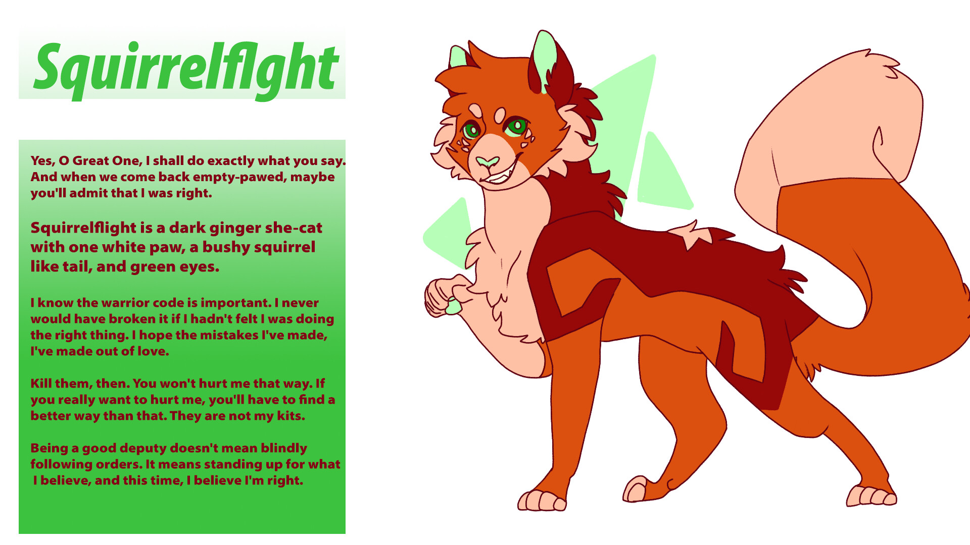 Squirrelflight MAP Design