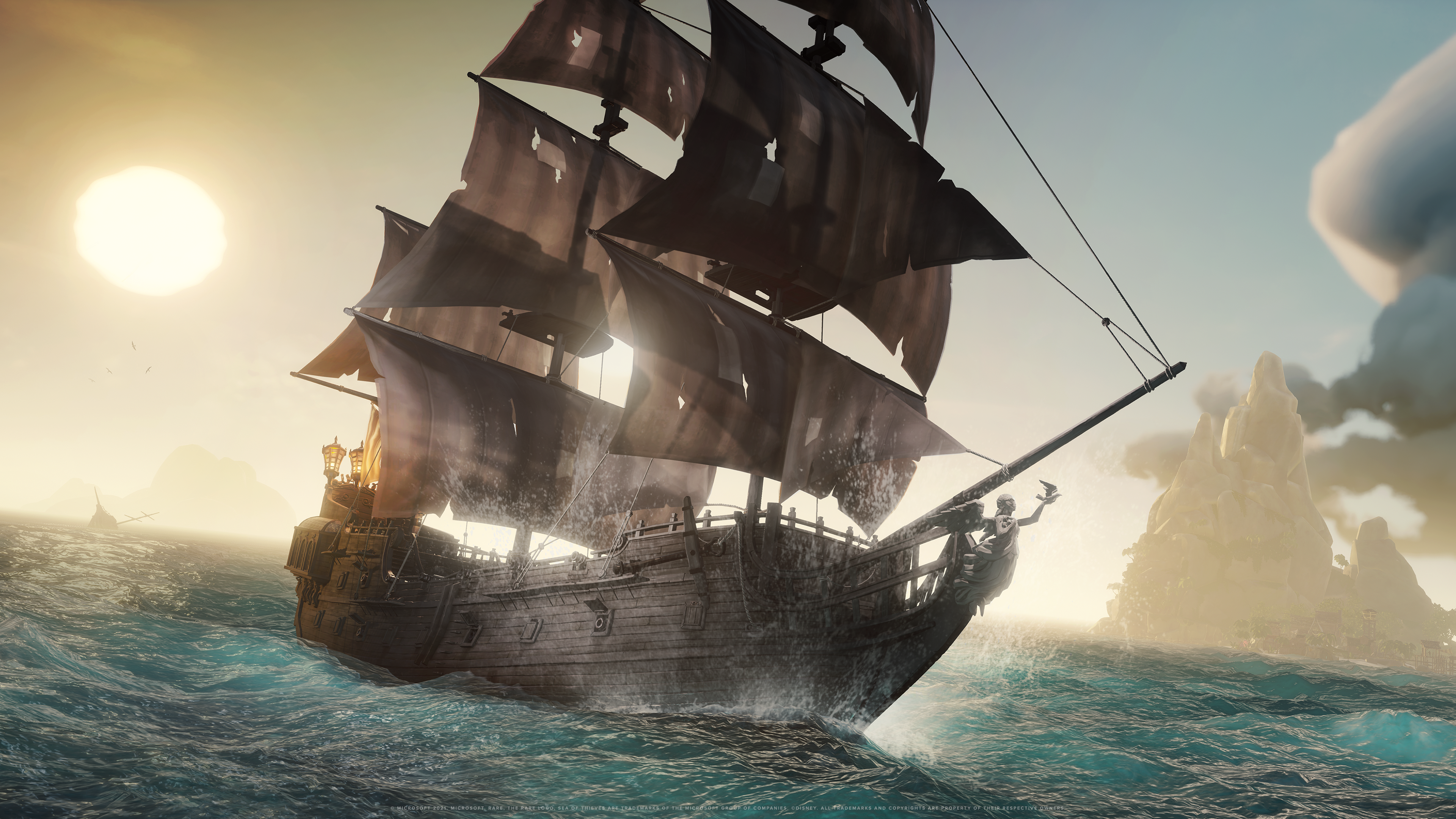 пираты на море
