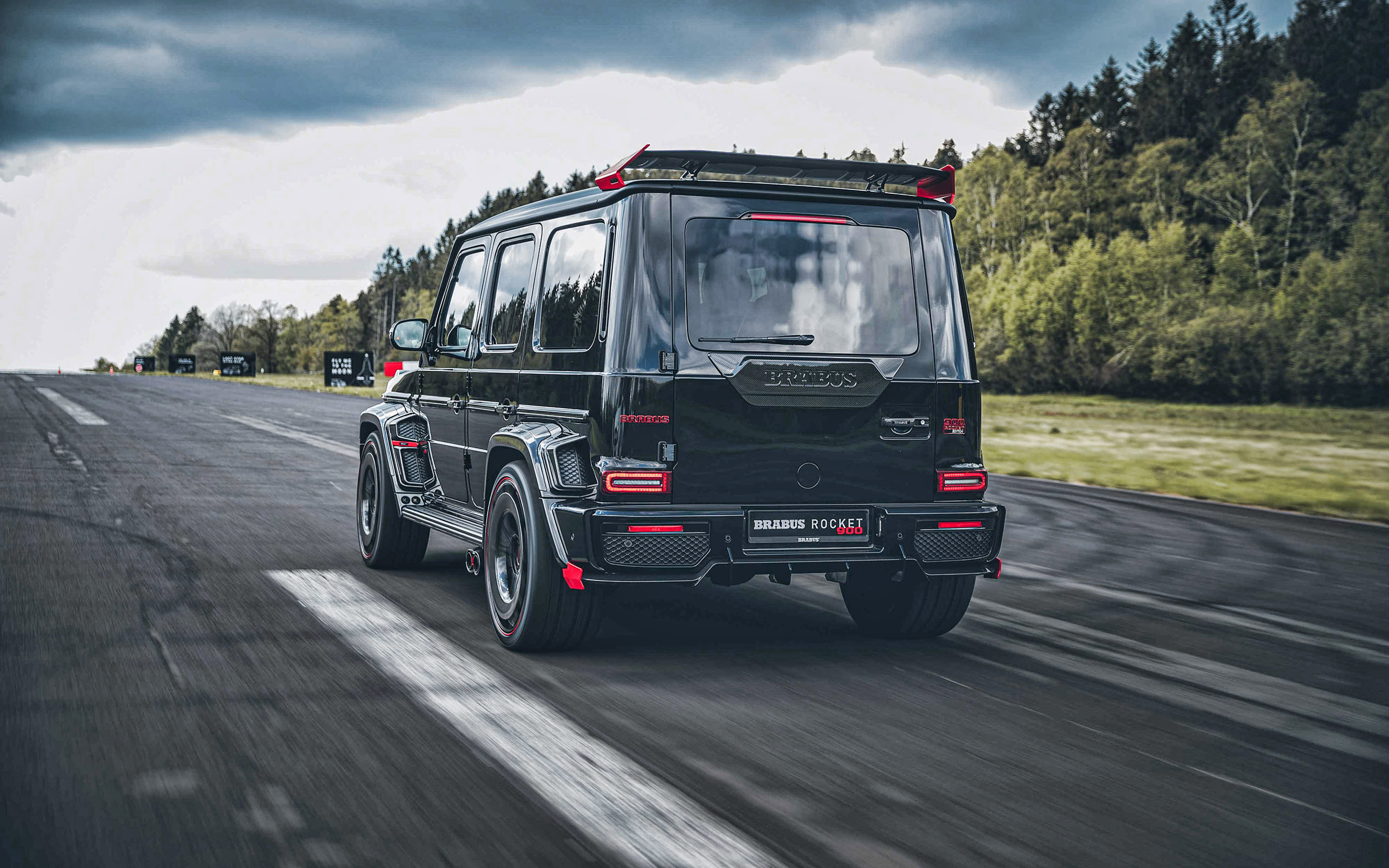 Download Wallpaper Brabus 900 Rocket Edition, 2021, Rear View, Exterior, Mercedes AMG G63, Tuning G63, German Cars, Mercedes For Desktop With Resolution 3840x2400. High Quality HD Picture Wallpaper