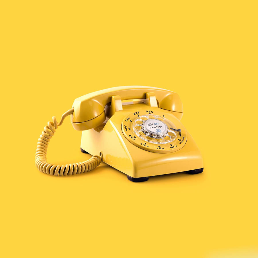 Download Aesthetic iPad Vintage Telephone Wallpaper