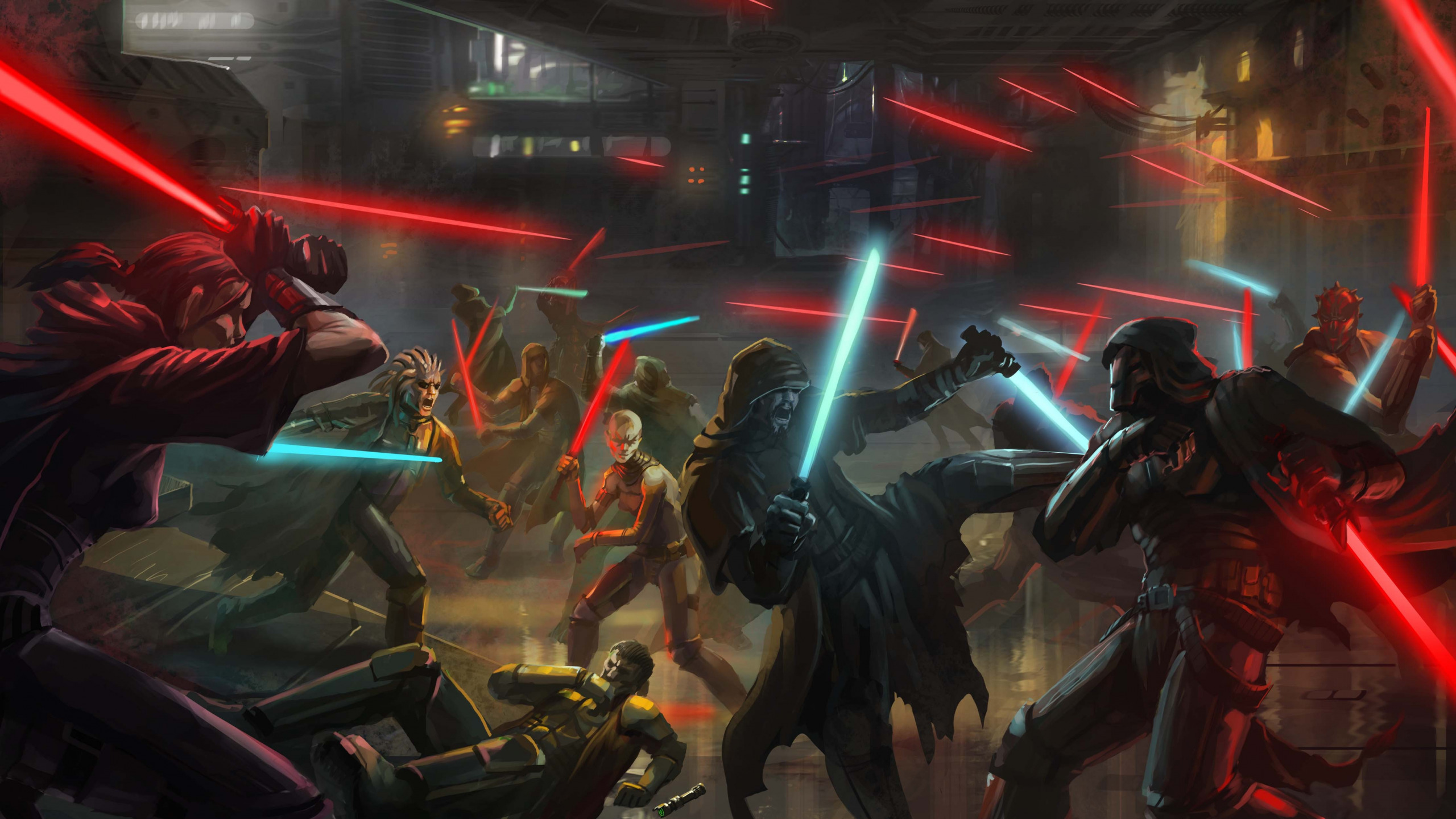 Download wallpaper art, star wars, star wars, the Jedi, the old republic, Sith, section games in resolution 2560x1440