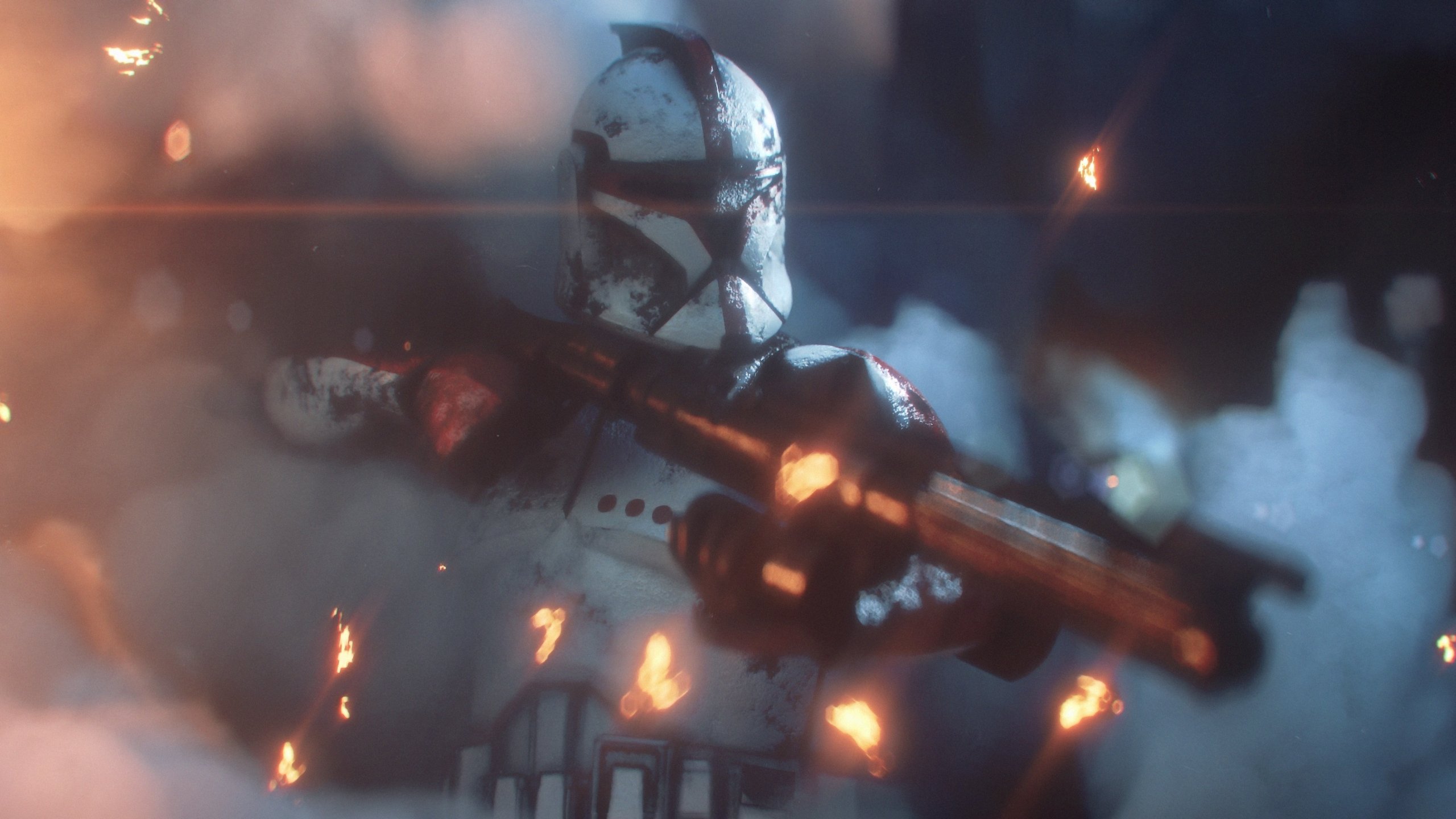Download video game, star wars, clone trooper 2560x1440 wallpaper, dual wide 16:9 2560x1440 HD image, background, 19713