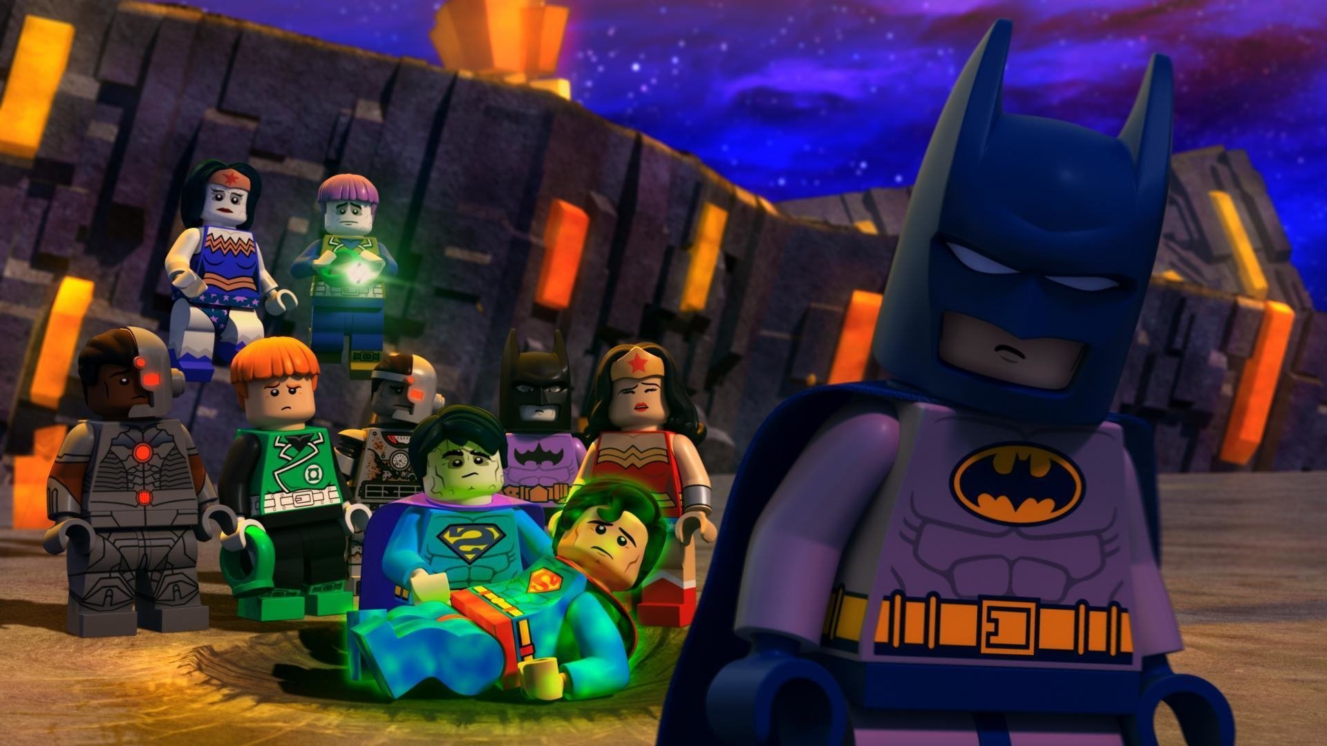 Lego DC Comics Super Heroes: Justice League Vs. Bizarro Leag HD Wallpaper
