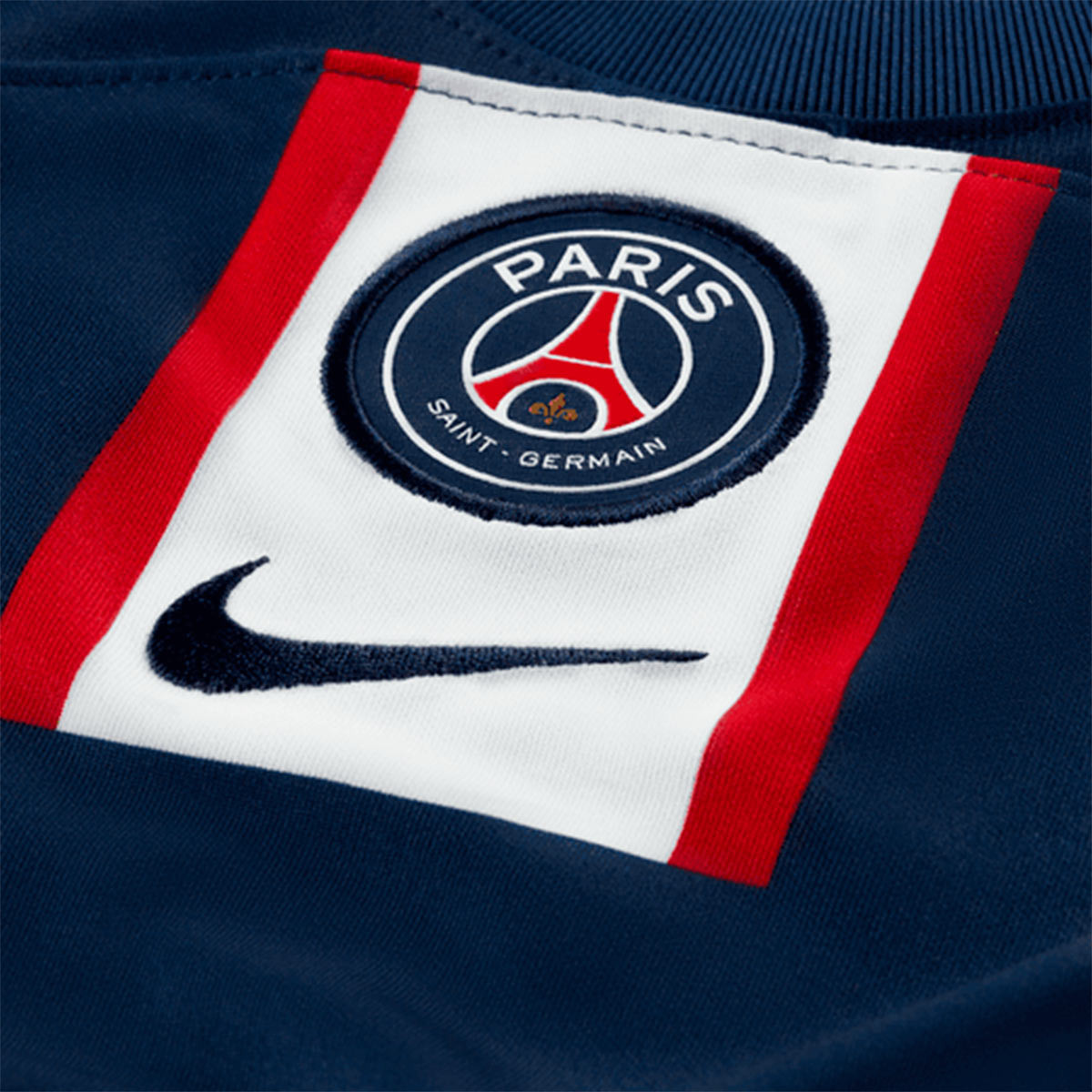 Kit Nike Kids Paris Saint Germain FC Home Kit Stadium 2022 2023 Midnight Navy Whiteútbol Emotion