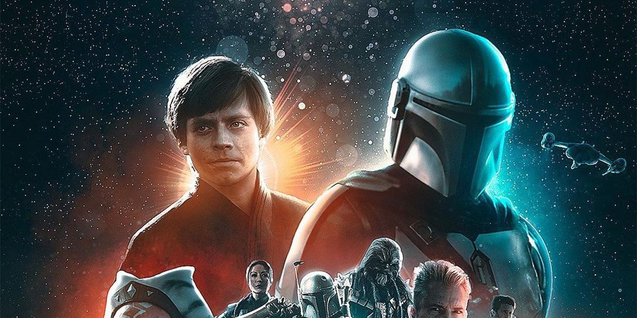 Star Wars: Book of Boba Fett Fan Poster Adds Luke Skywalker, Baby Yoda, Ashoka