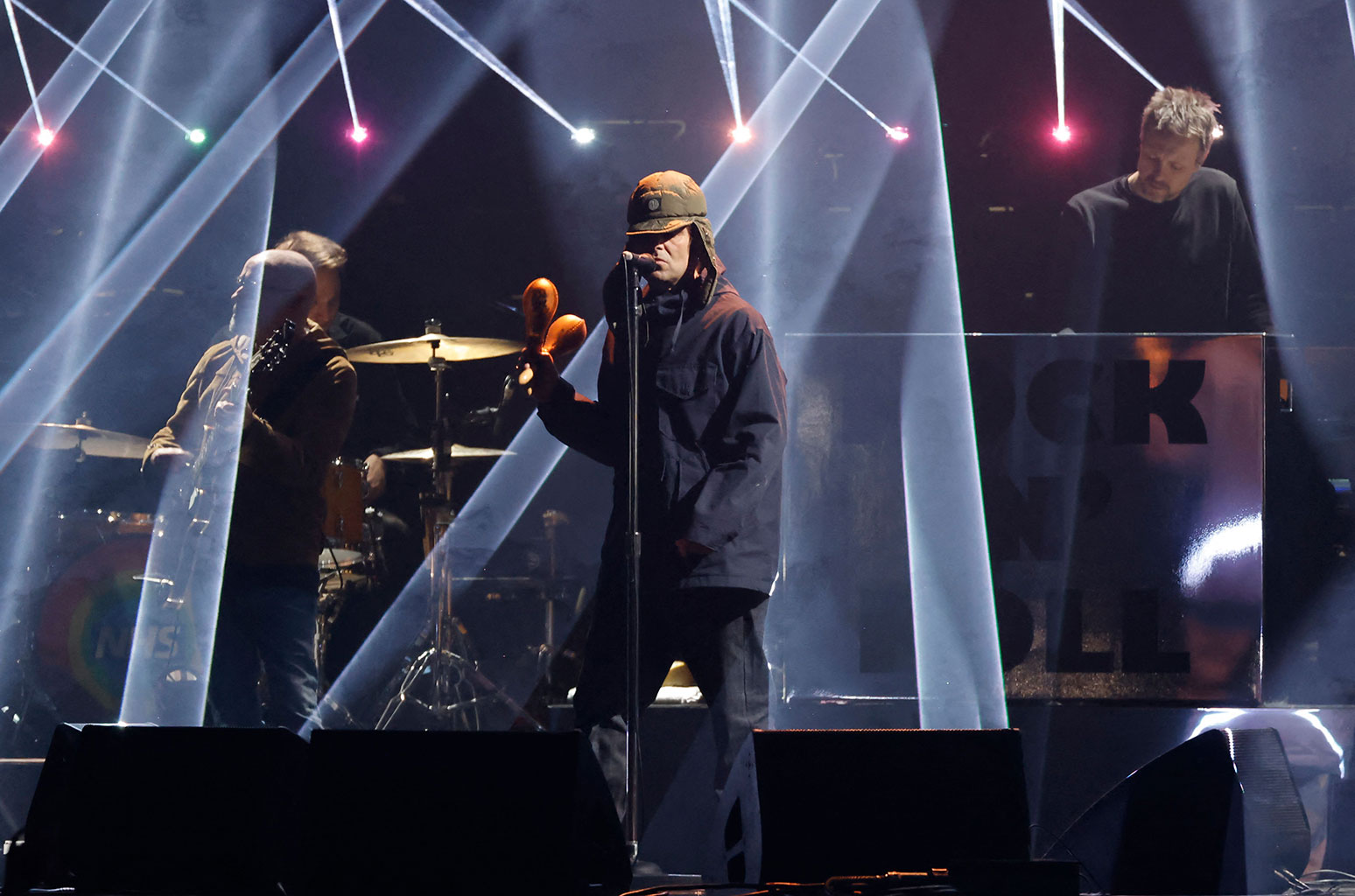 Liam Gallagher Performs 'Everything's Electric' at 2022 Brit Awards