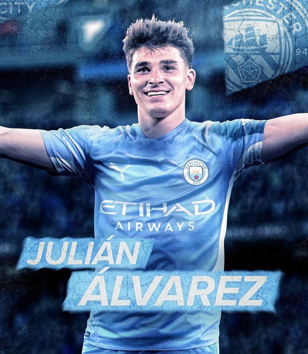 Transfer News Central: Manchester City Have Signed Forward Julian Alvarez For £14m On A Five And A Half Year Contract. He Will Remain On Loan At River Plate Until July