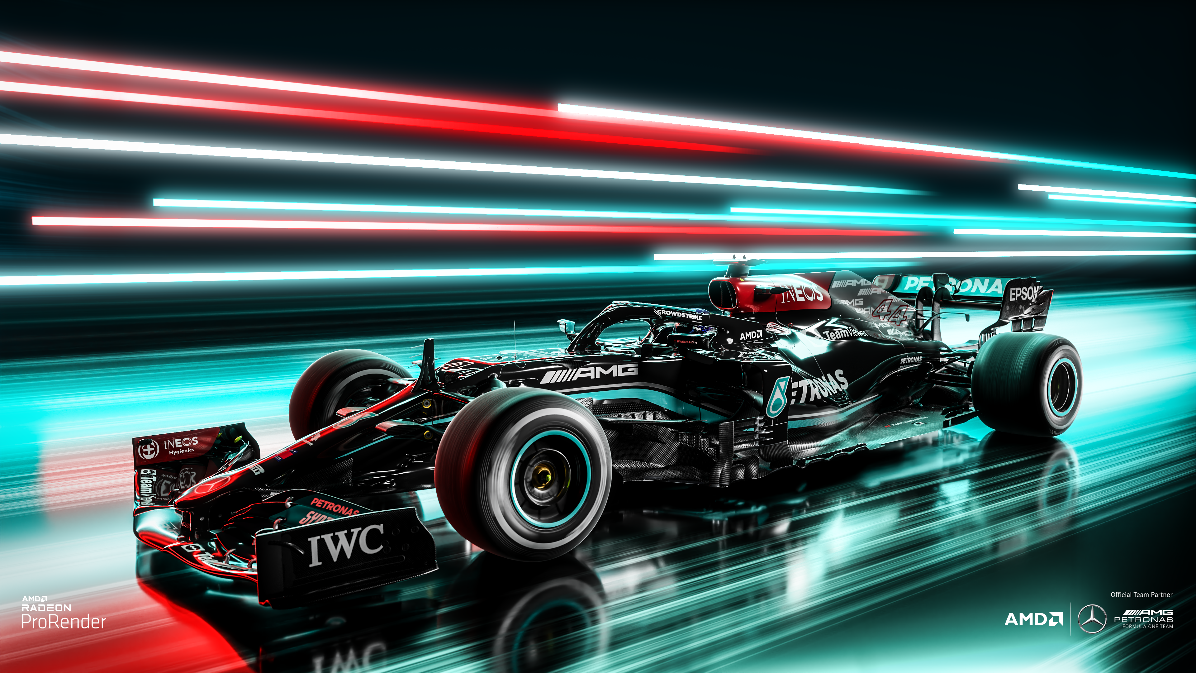 Formula 1 red racing car 8K wallpaper download
