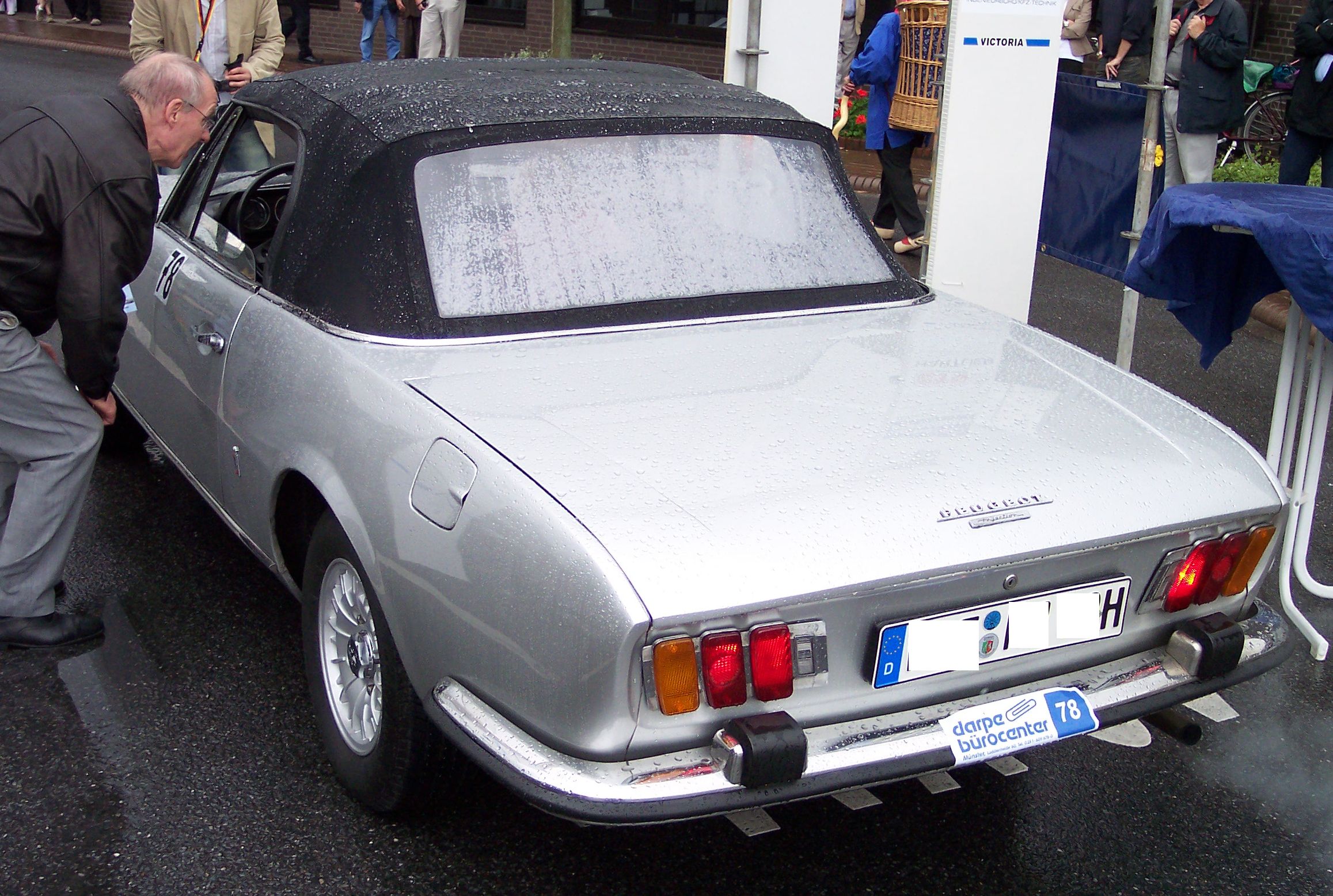 Peugeot 504 Cabrio silver