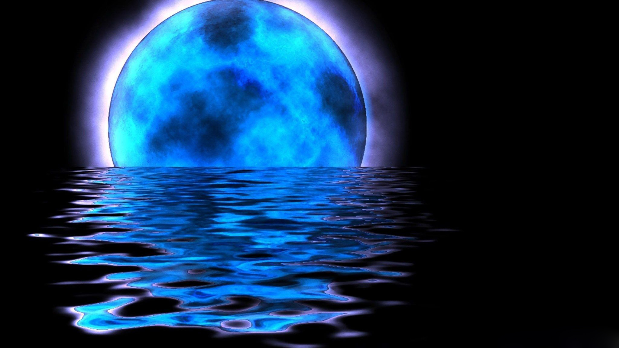 Dark Blue Aesthetic Wallpaper Desktop