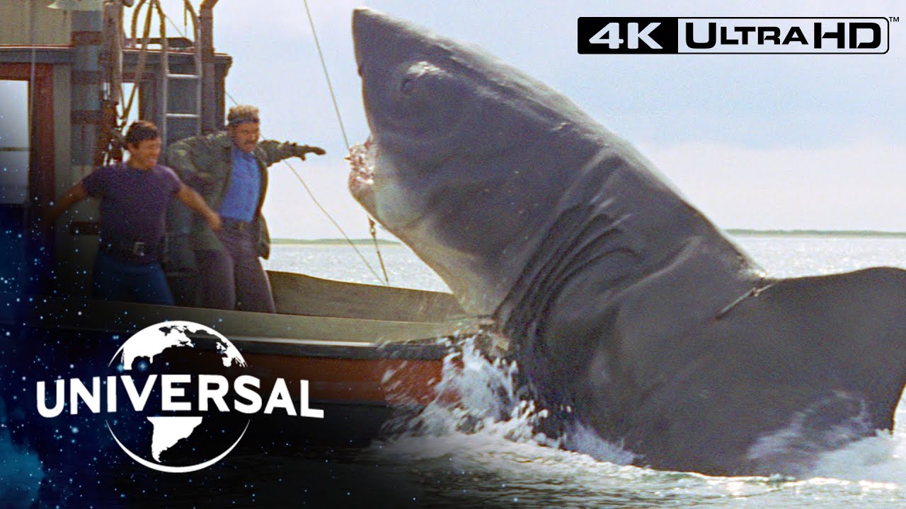 Jaws. Final Face Off With The Shark In 4K Ultra HD