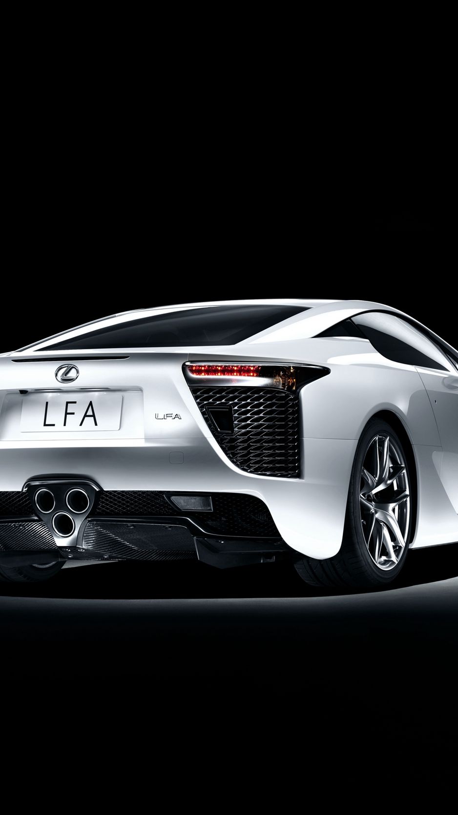 Download Wallpaper 938x1668 Lexus, Lfa, White, Side View Iphone 8 7 6s 6 For Parallax HD Background