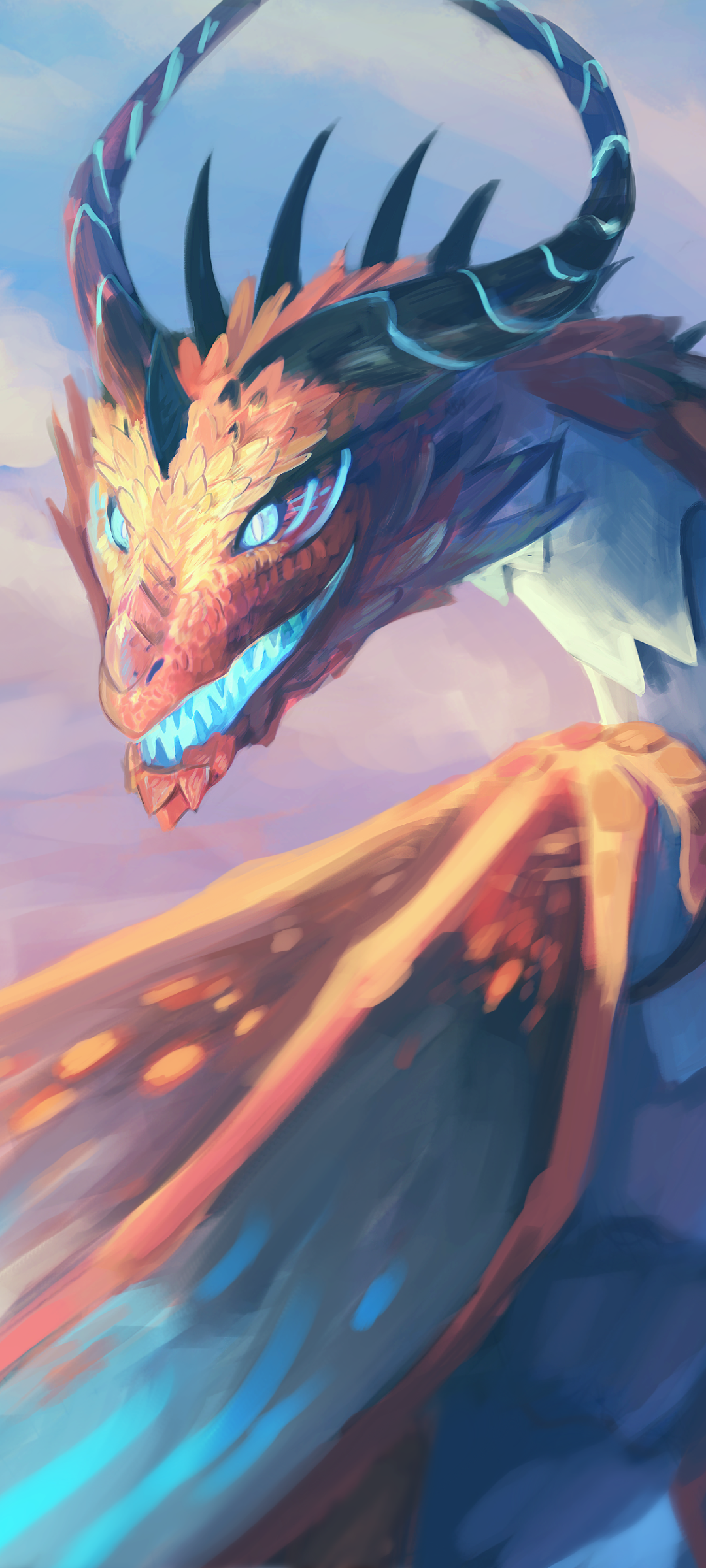 Fantasy Dragon Phone Wallpaper By R8A Creations