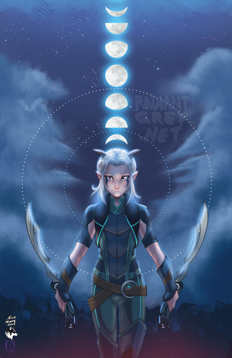 Rayla Dragon Prince Poster Print Wall