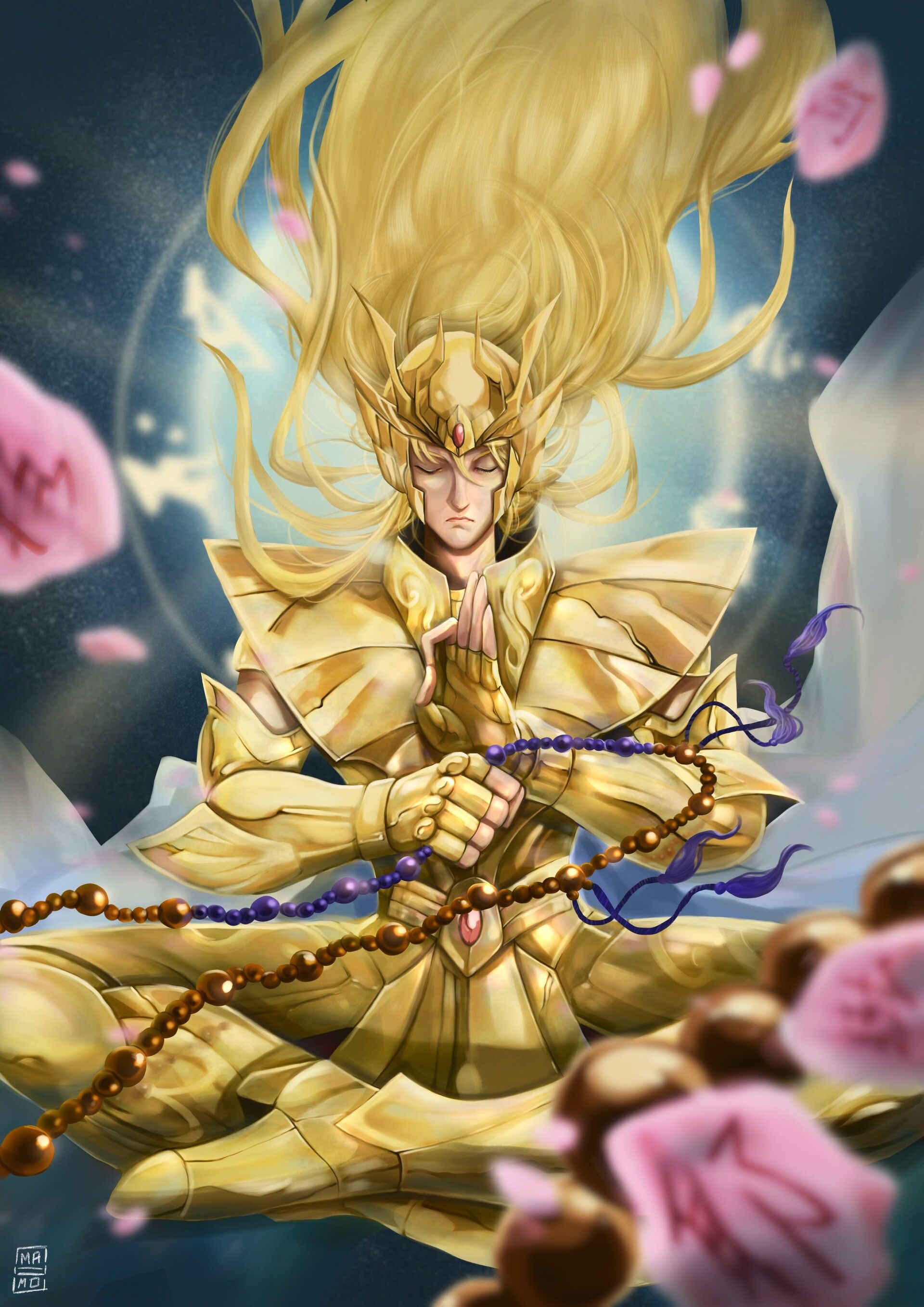 Virgo Shaka fan art, Thouchapon Singhavejsakul