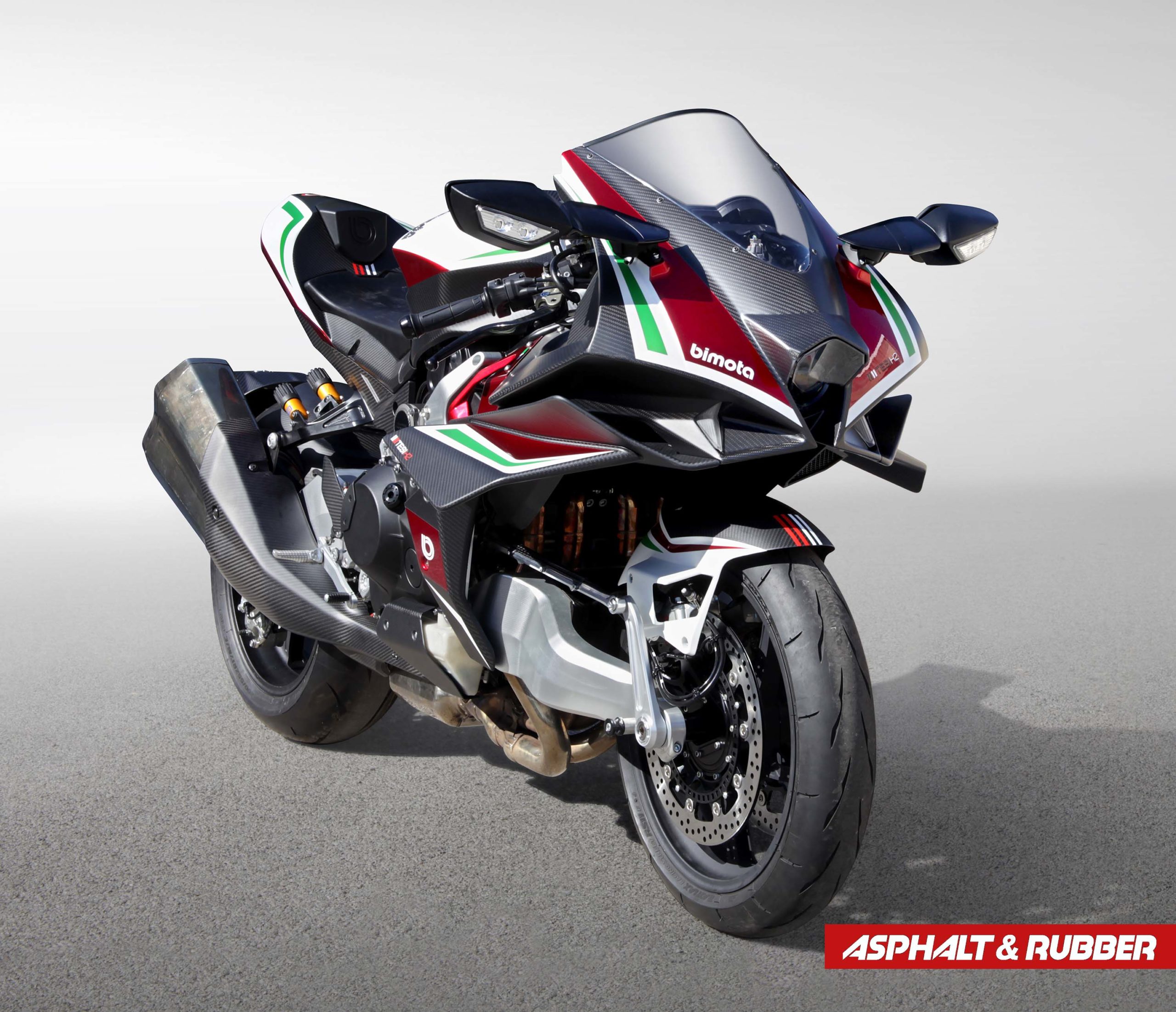 Here Are Photo of the Production Version of the Bimota Tesi H2 & Rubber