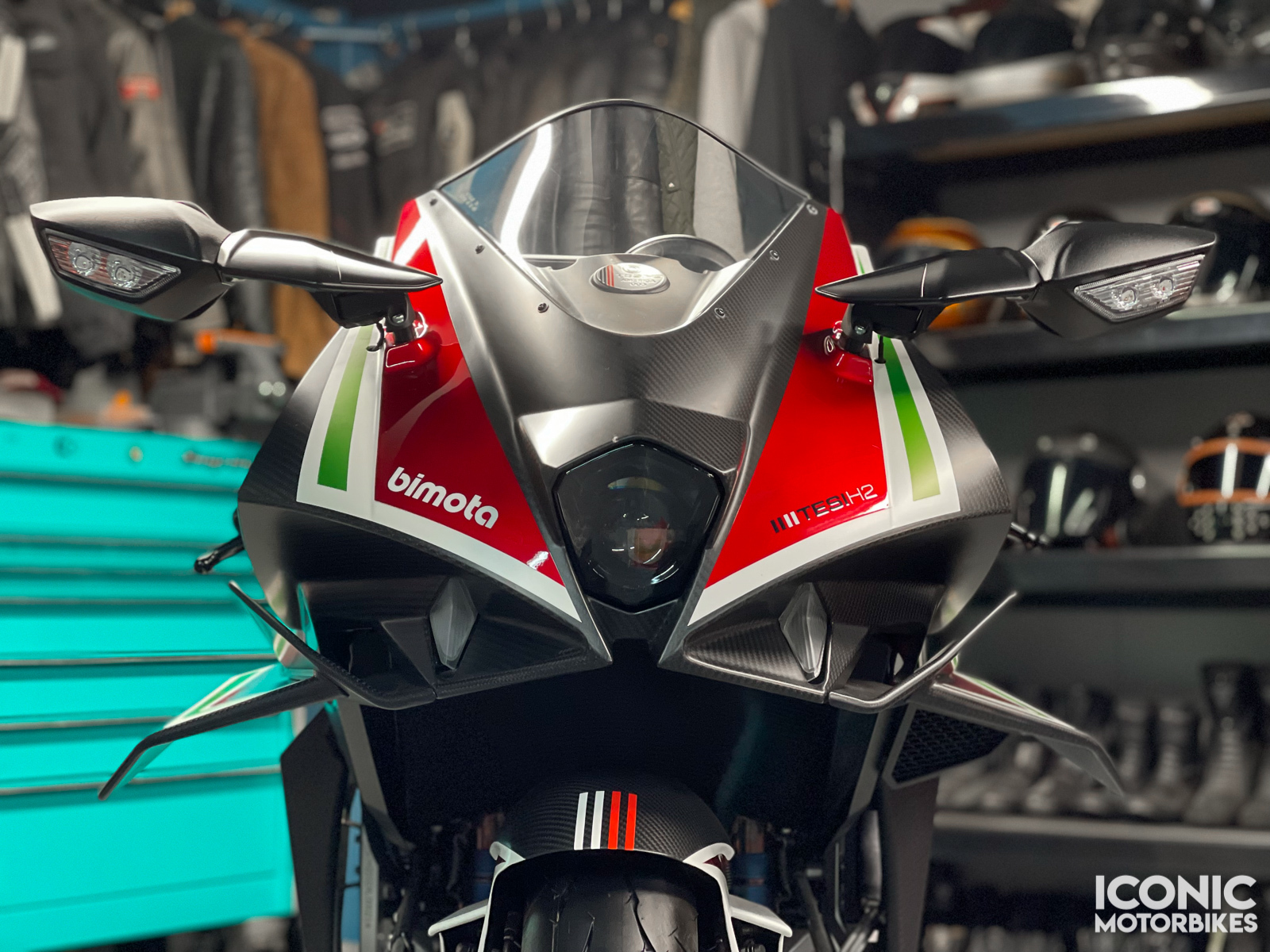 Bimota Tesi H2 With 63 Miles