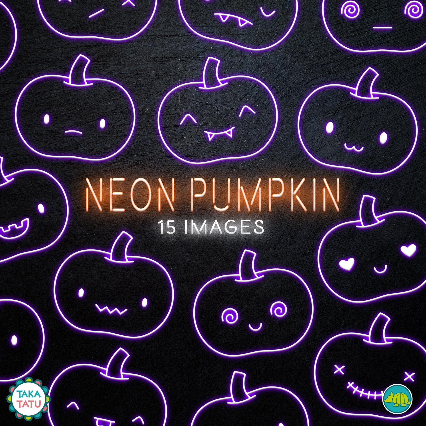 Neon Halloween Pumpkin Wallpapers - Wallpaper Cave
