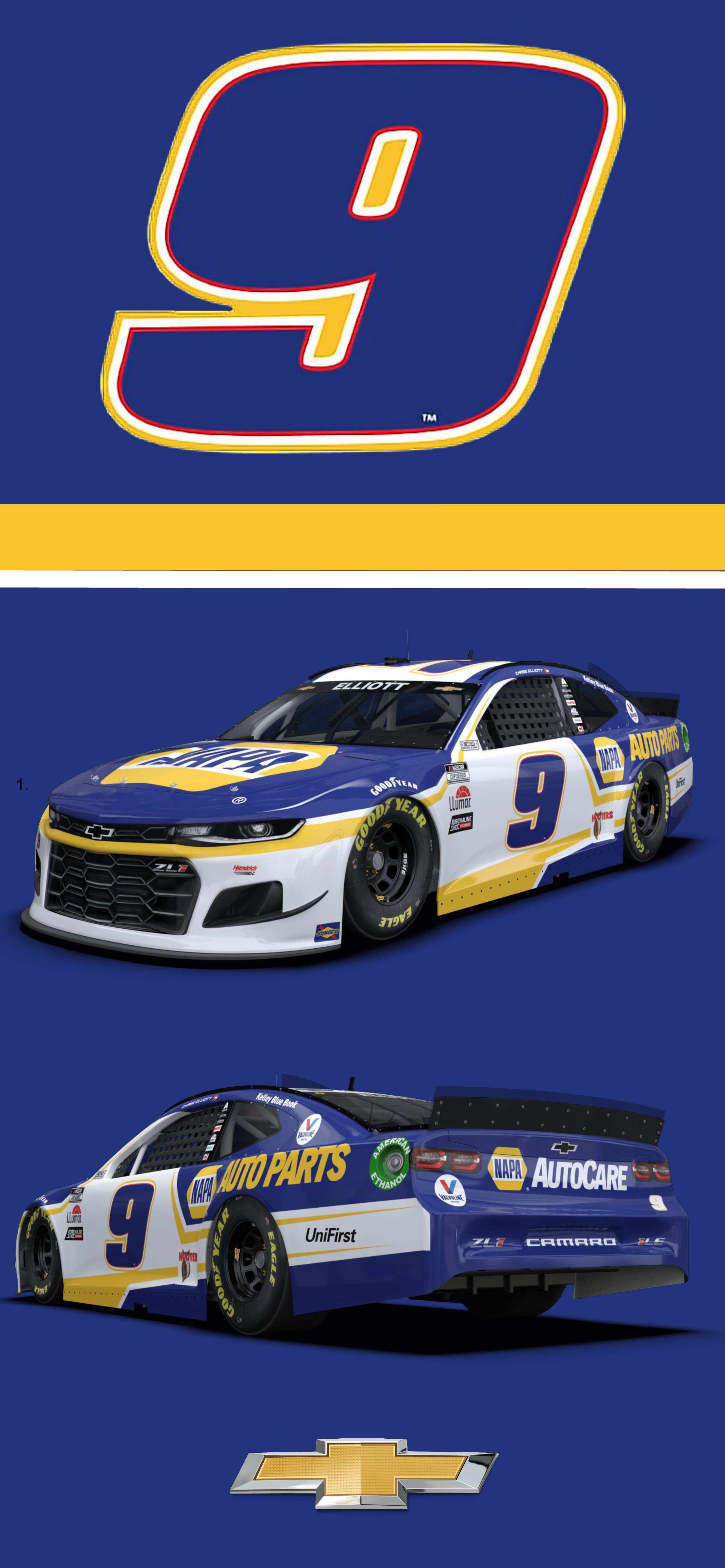 A mobile wallpaper for chase Elliott