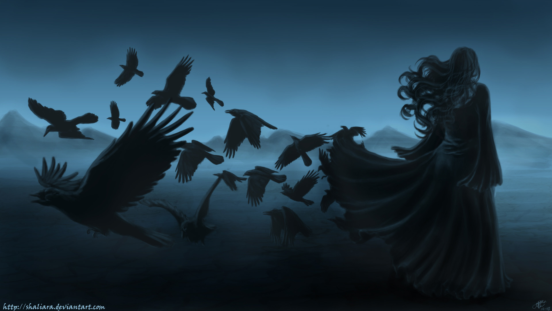 Free download dark horror gothic women raven poe birds art mood wallpaper background [1920x1080] for your Desktop, Mobile & Tablet. Explore Dark Art Wallpaper Gothic. Dark Art Wallpaper, Dark