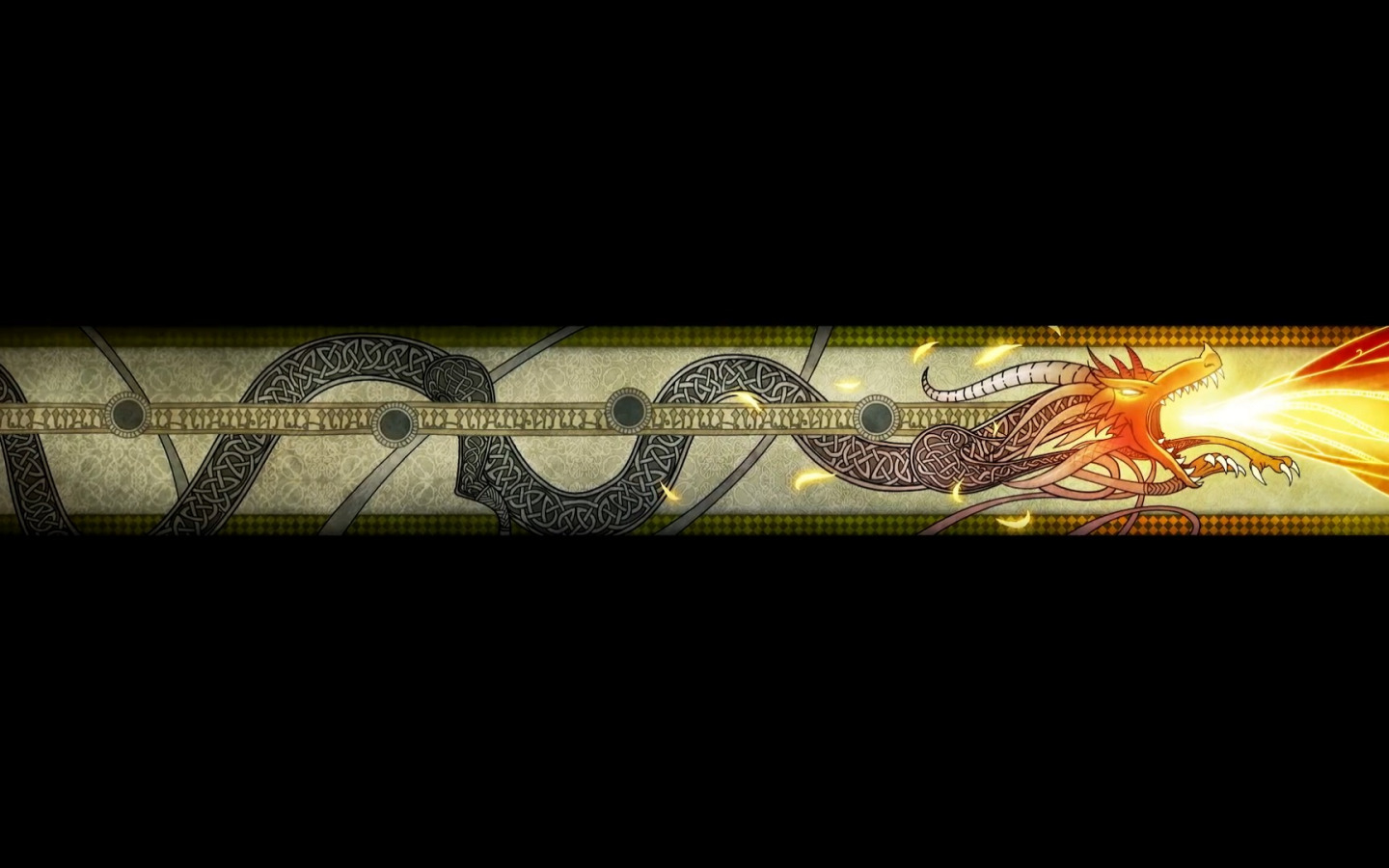 Download Wallpaper Dragon, Flame, Art, Black, Texture, Wallpaper, The Wallpaper, Counter Strike: Global Offensive, CS GO, AWP, Counter Strike, Counterstrike, Dragon Lore Skins, Skin Dragon ENT, Dragon Lore, Section Textures In Resolution 1440x900