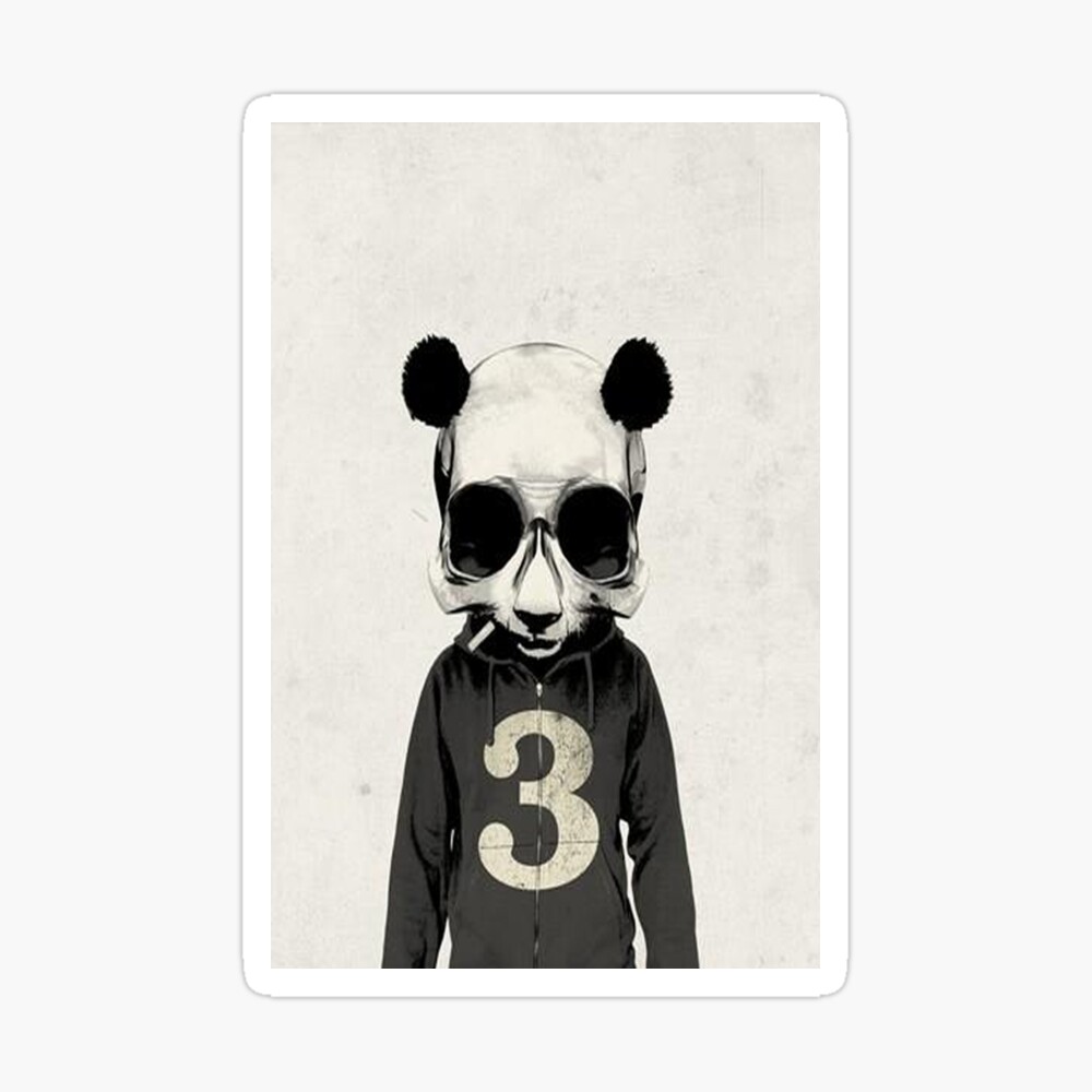 Thug Life Panda Art Board Print