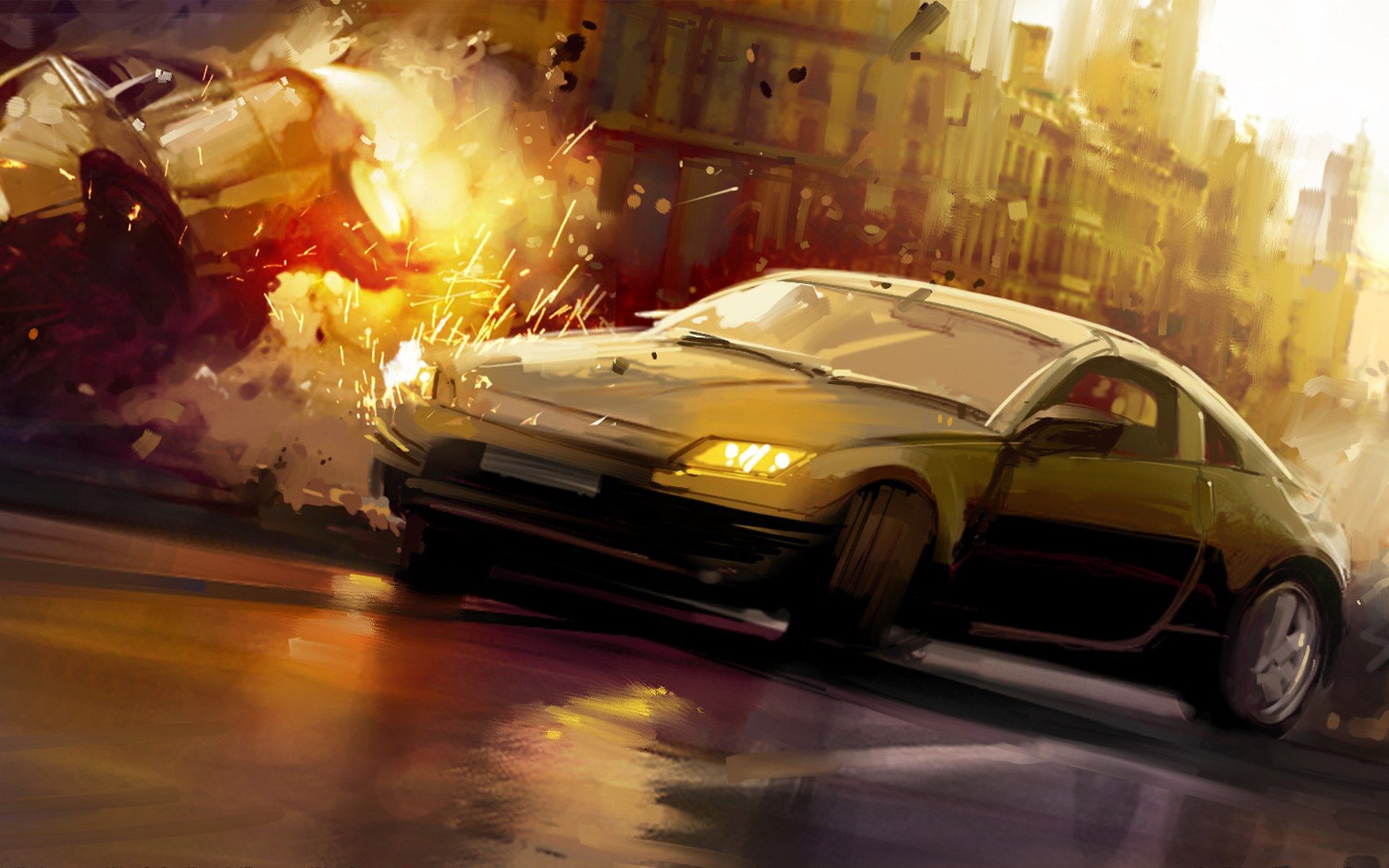 Action Cars Wallpaper